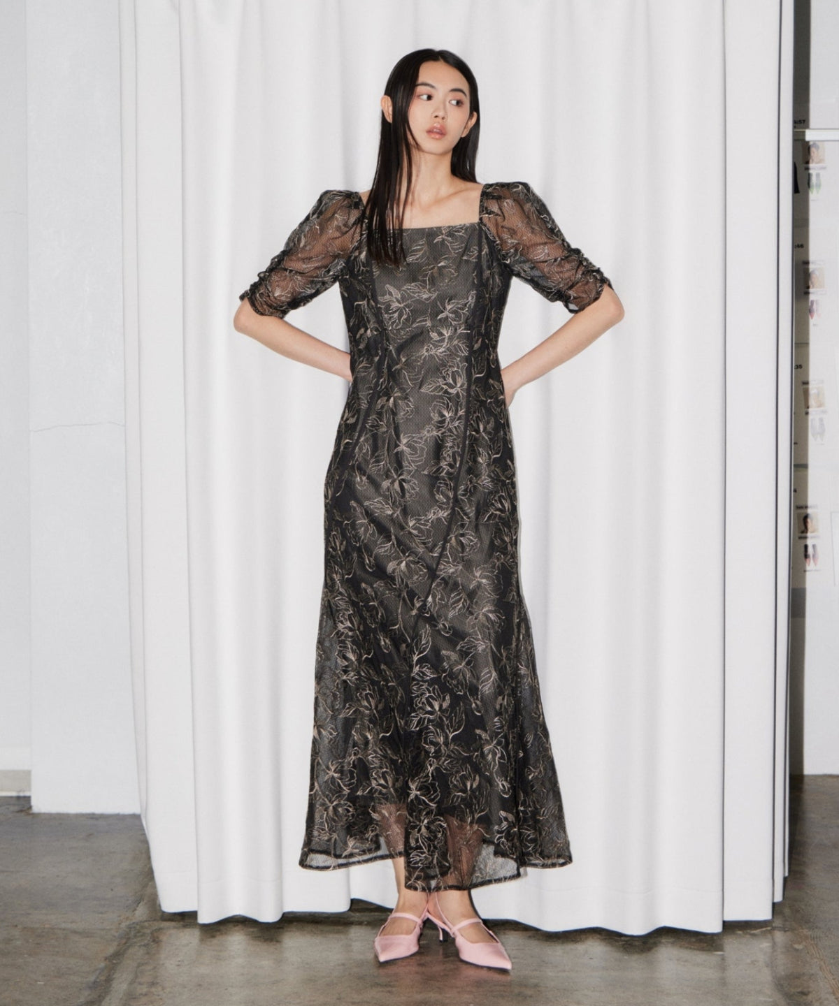 WAVE PIPING FRARE DRESS