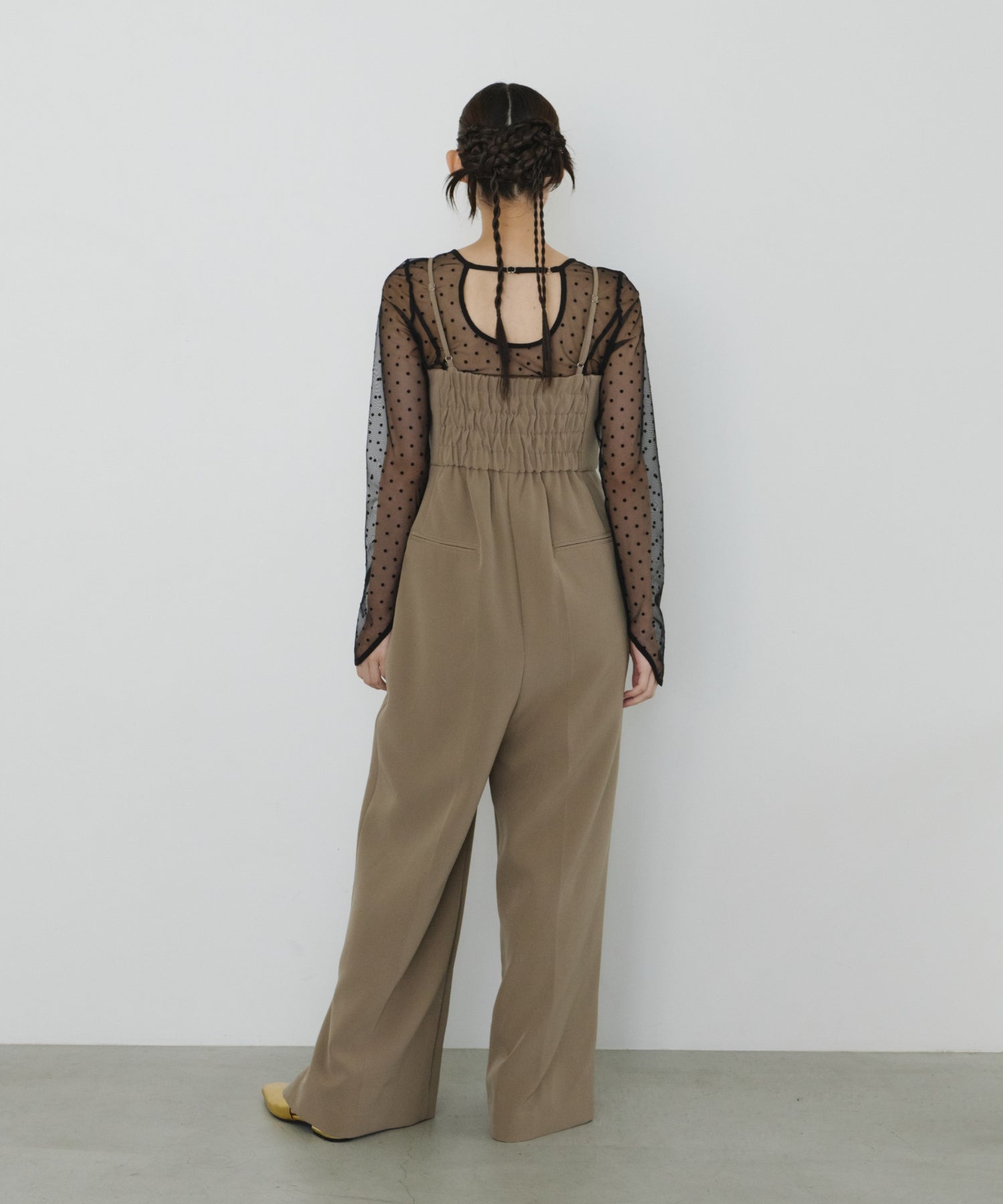 【POPUP】DOT SHEER TOPS