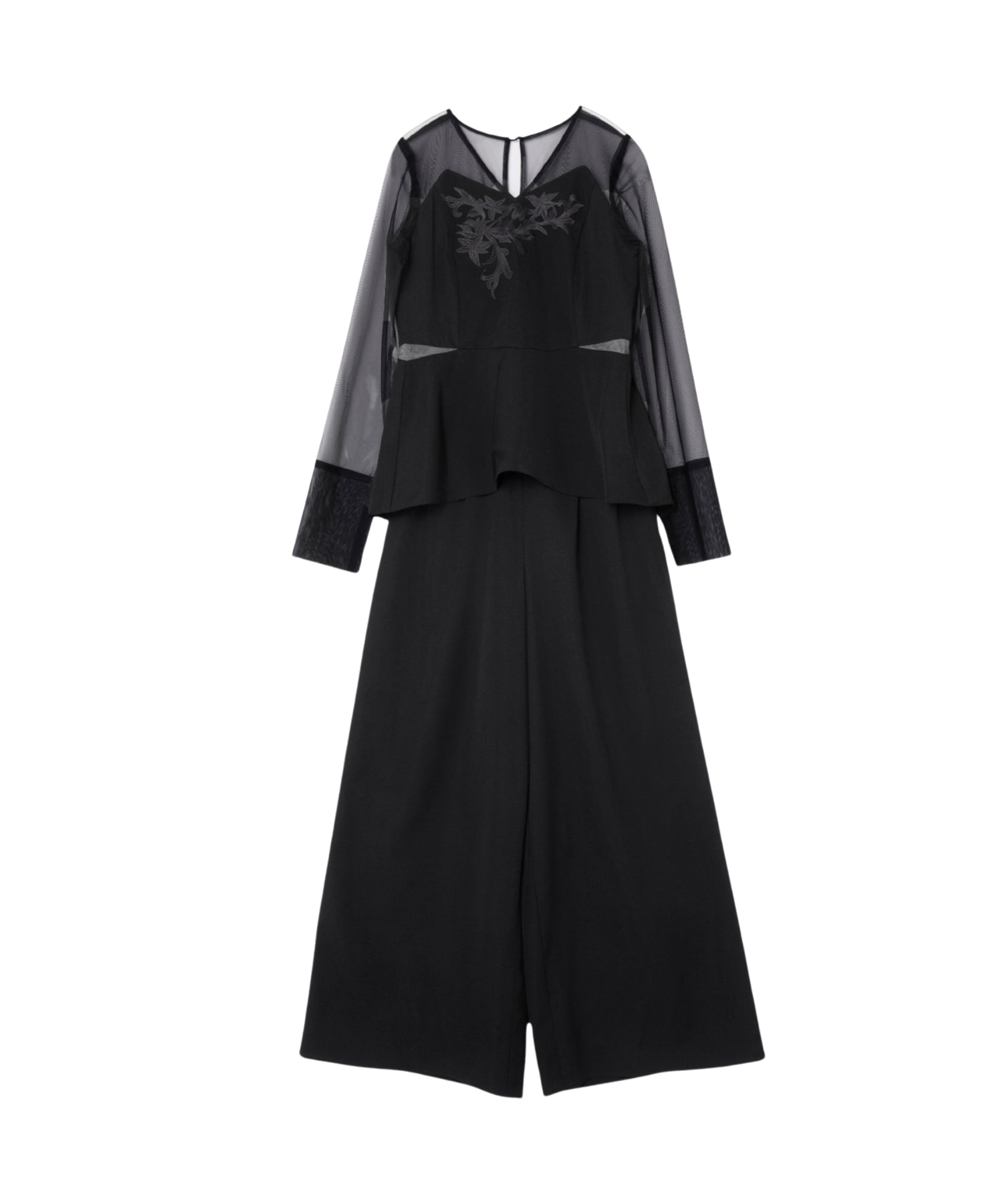 LACE PANEL ACCENT SETUP PANTS DRESS
