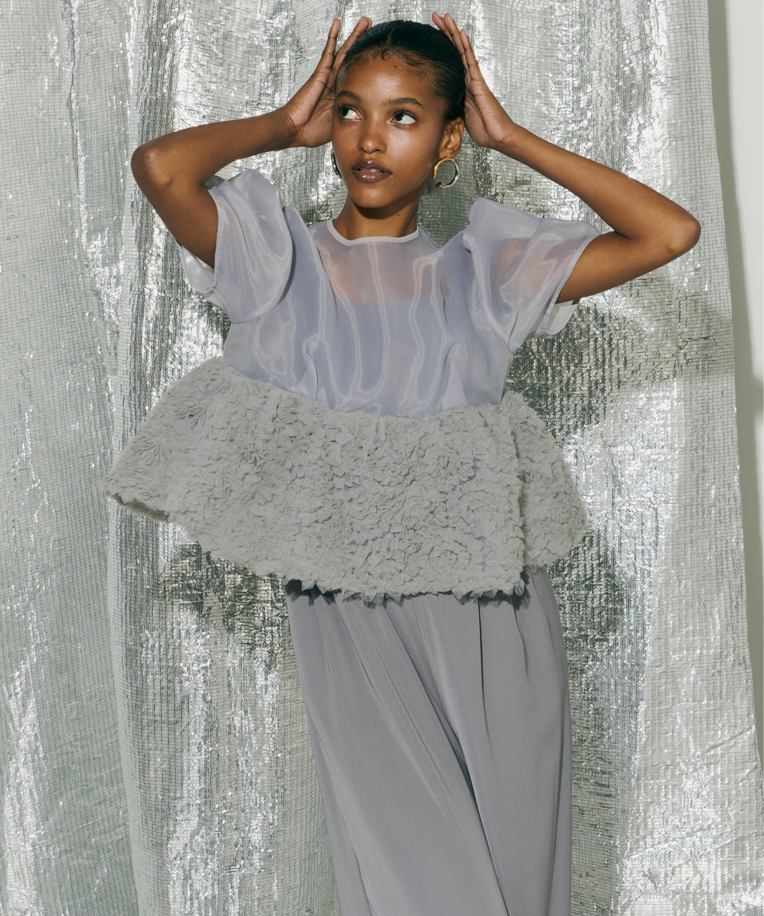 SWELL PEPLUM SET UP PANTS DRESS