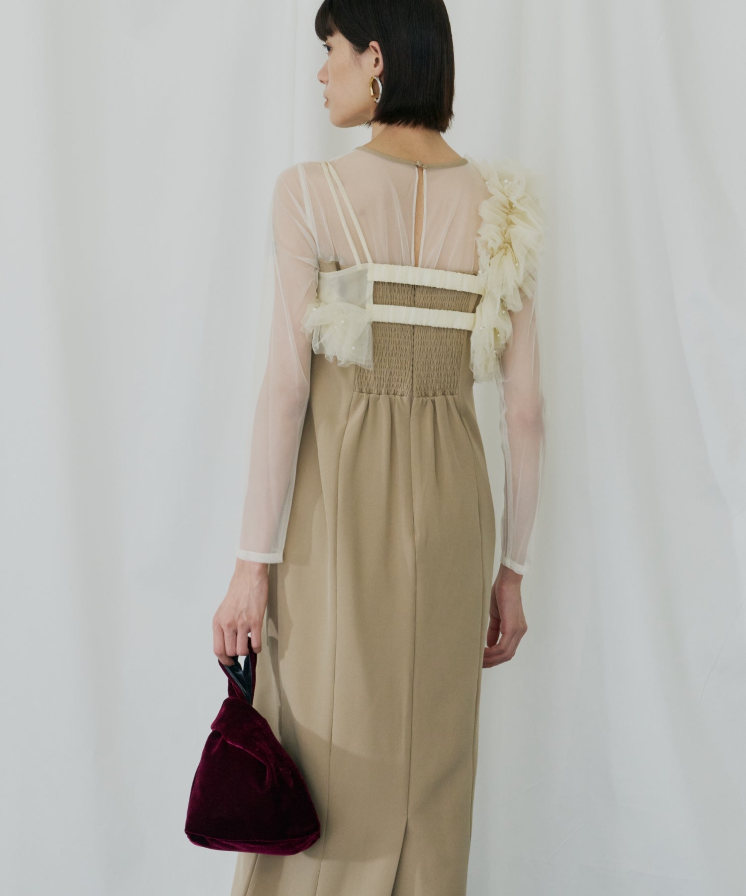 PEARL BUSTIER DRESS