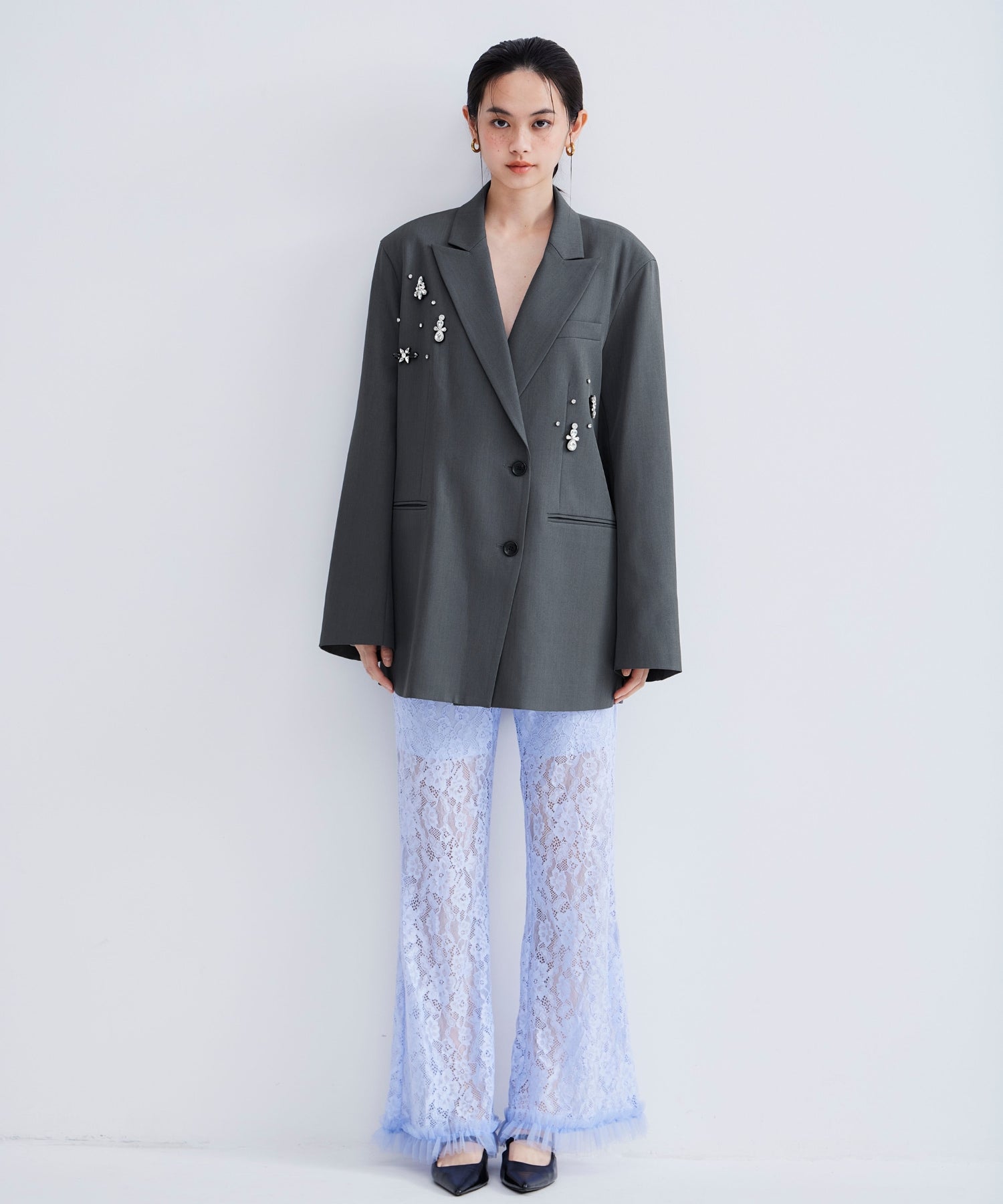 LACE FLARE PANTS