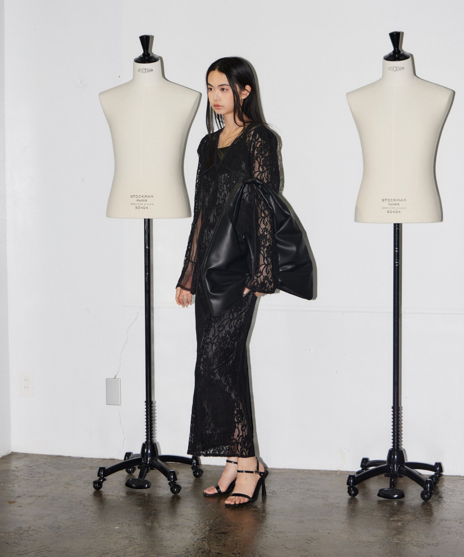 CORDED LACE LAYERED DRESS
