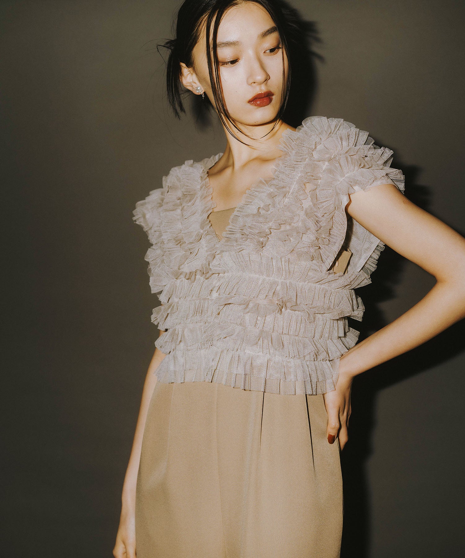 TULLE VEST ALL IN ONE DRESS