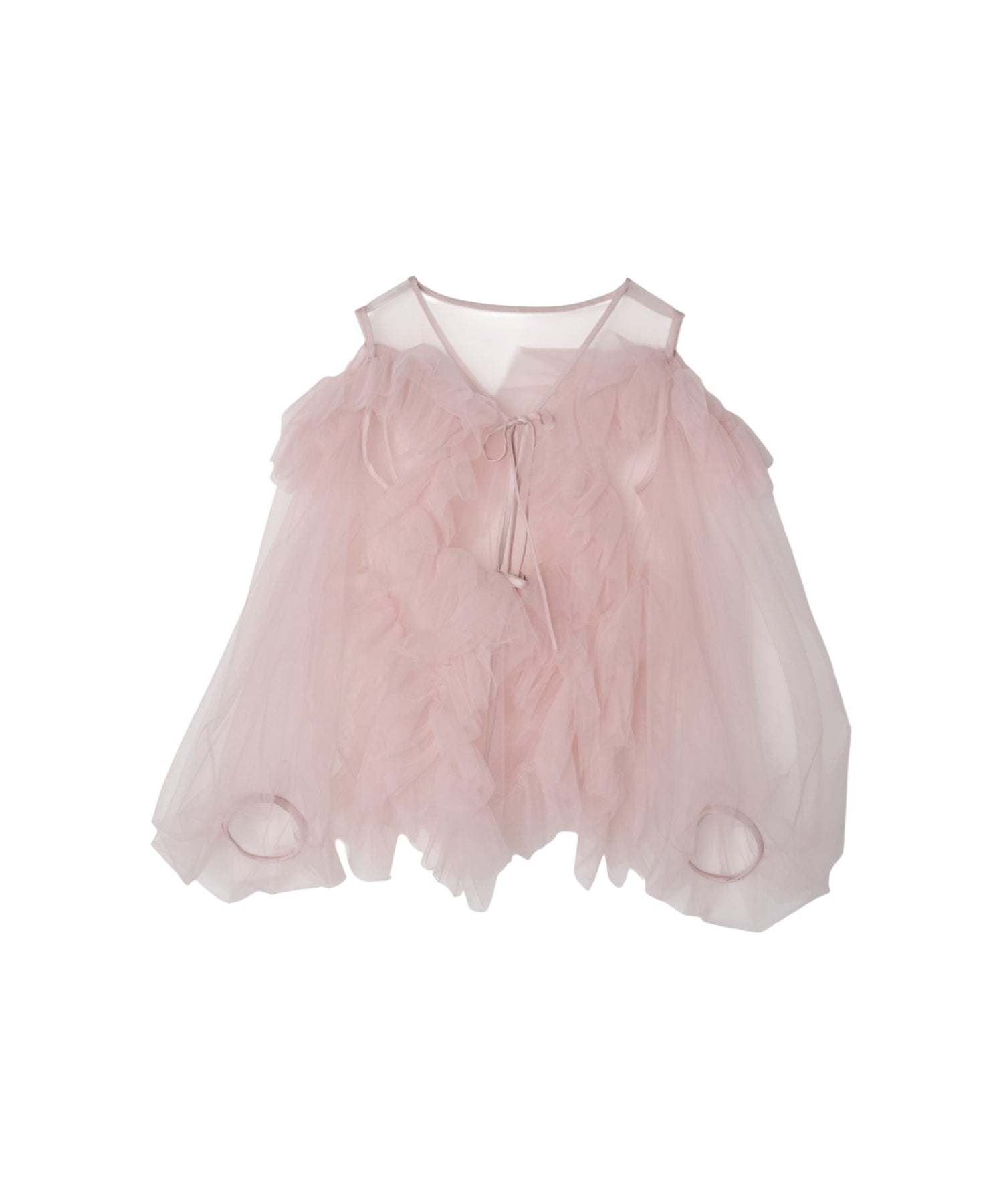 ZIGZAG TULLE DRESS