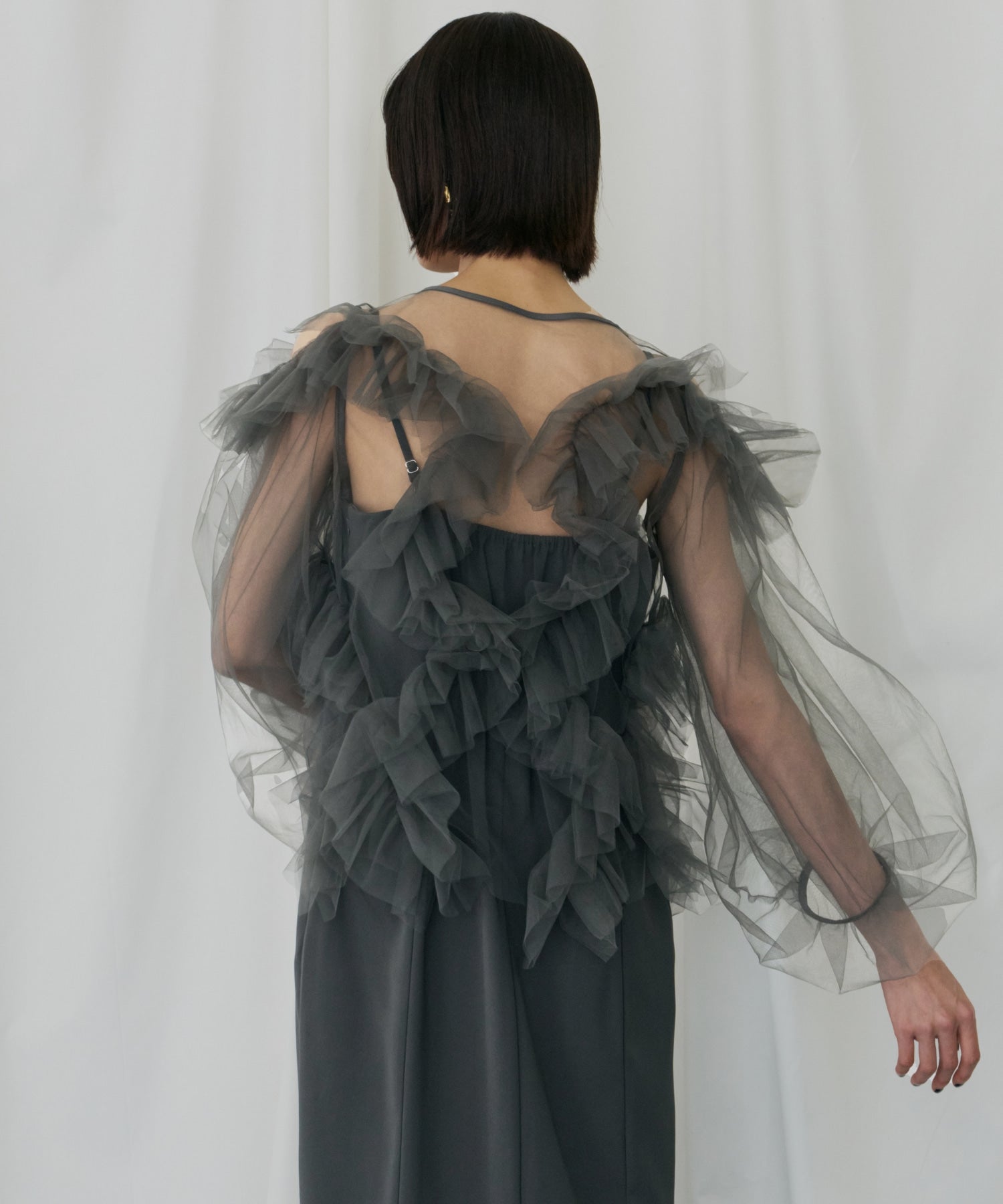 ZIGZAG TULLE DRESS