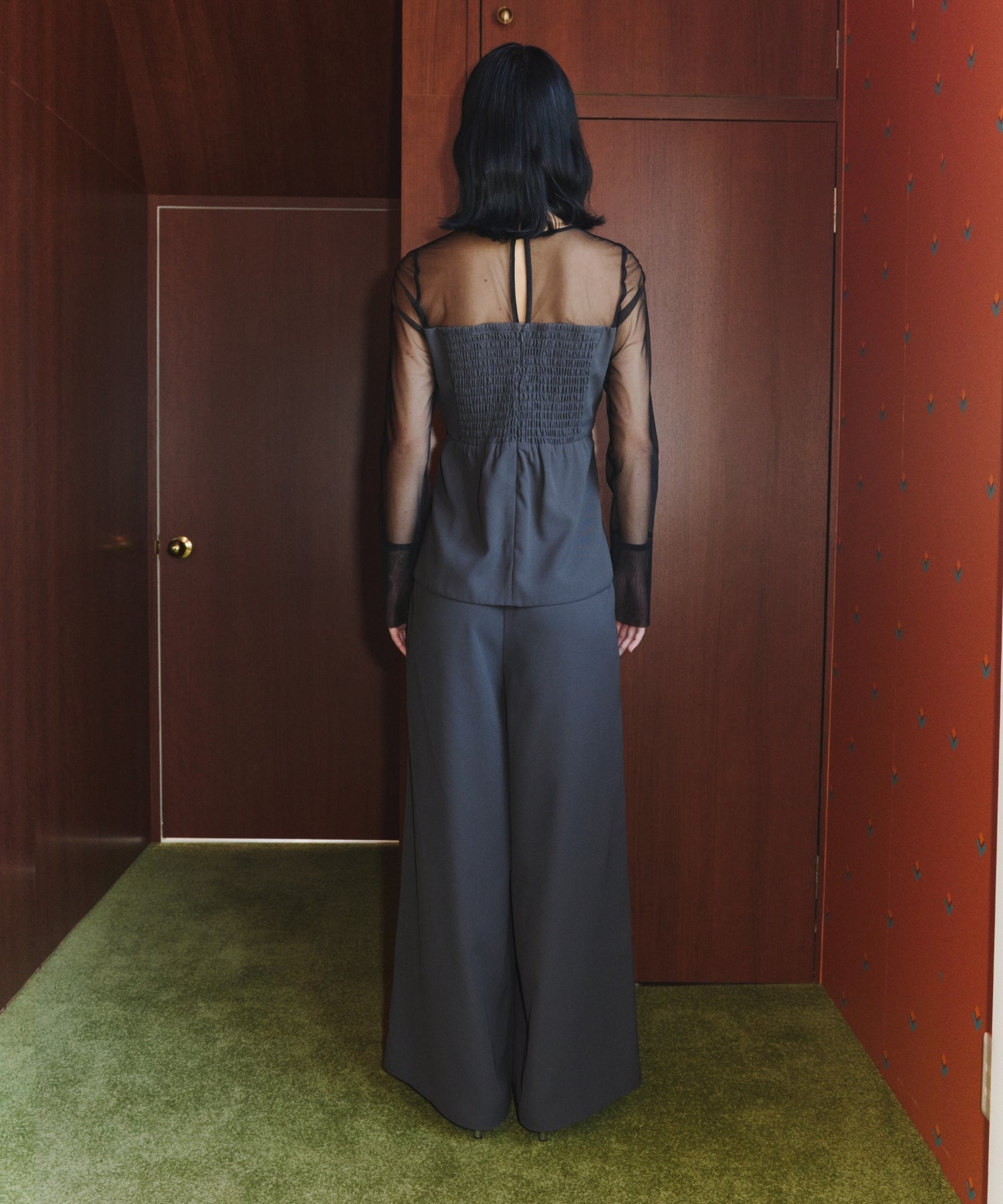LACE PANEL ACCENT SETUP PANTS DRESS