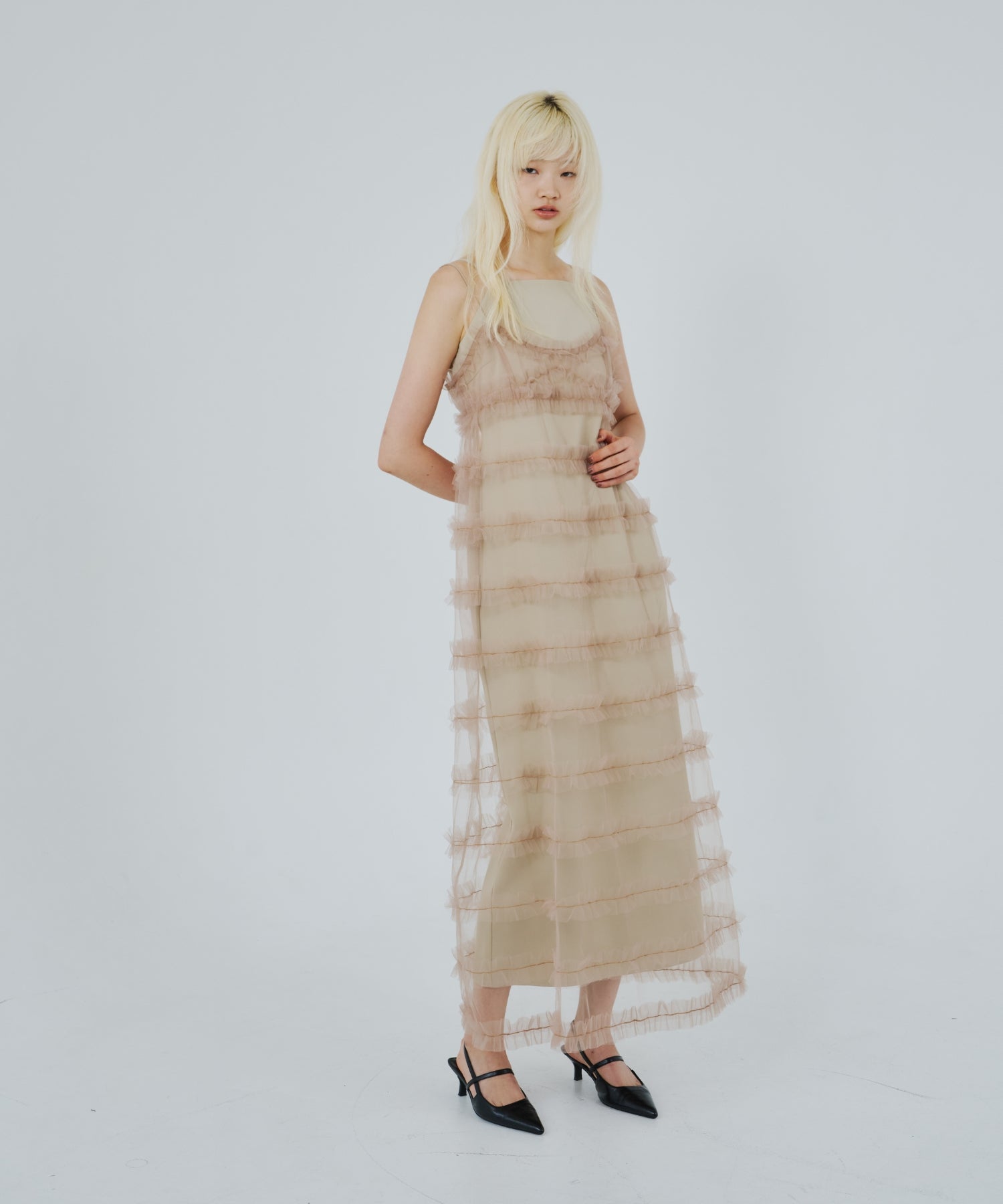 FRILL-LINE "GIRLY" DRESS