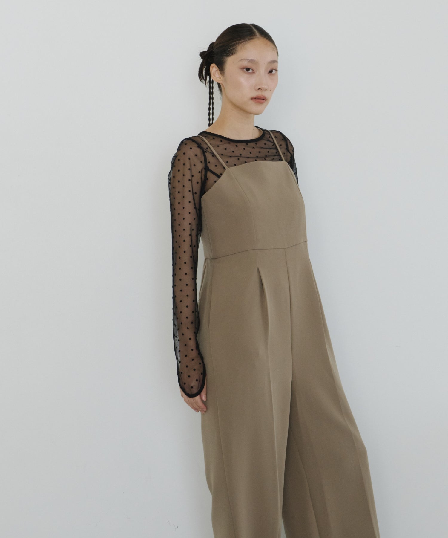 【POPUP】DOT SHEER TOPS