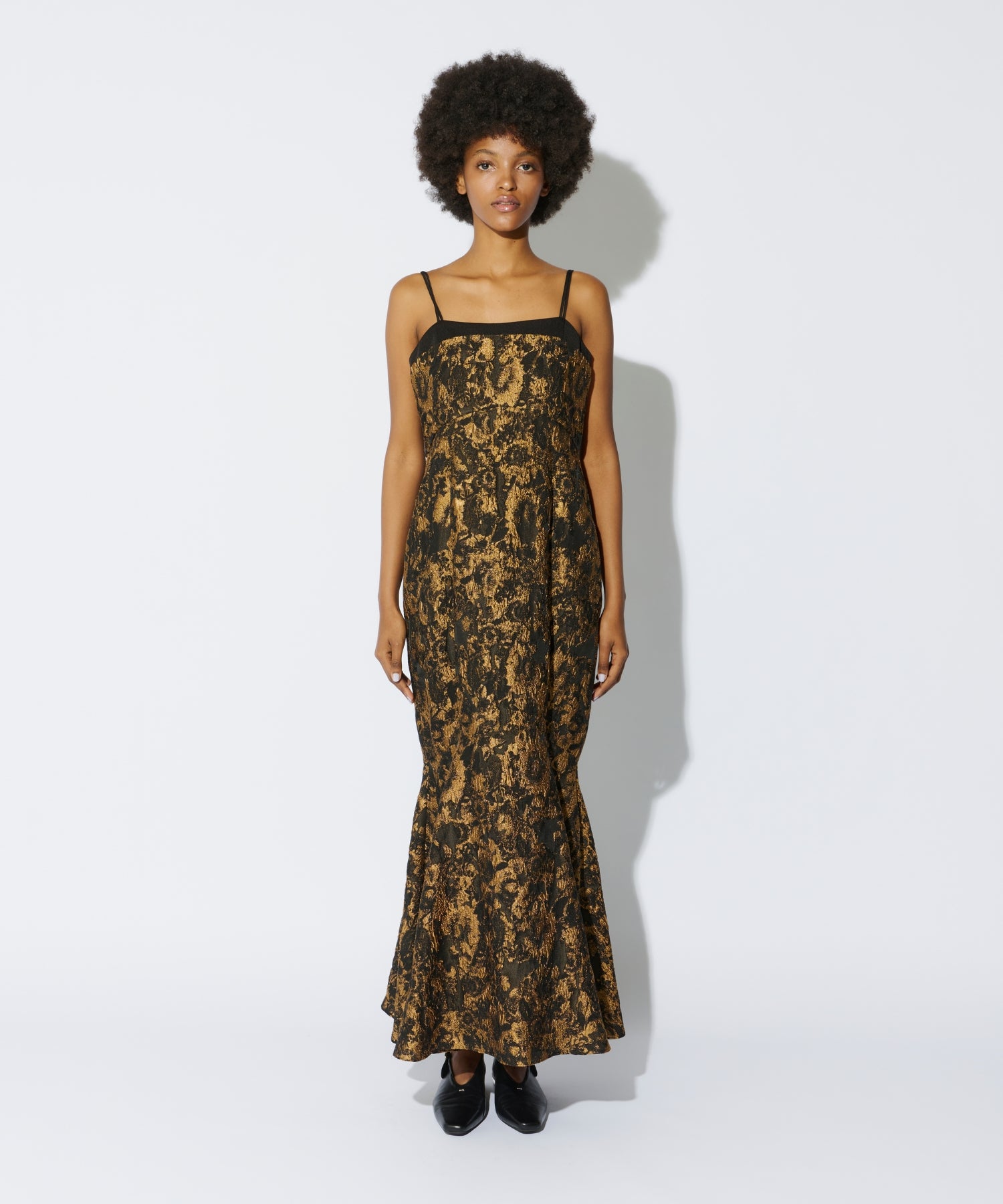 JACQUARD ZIPPER DRESS