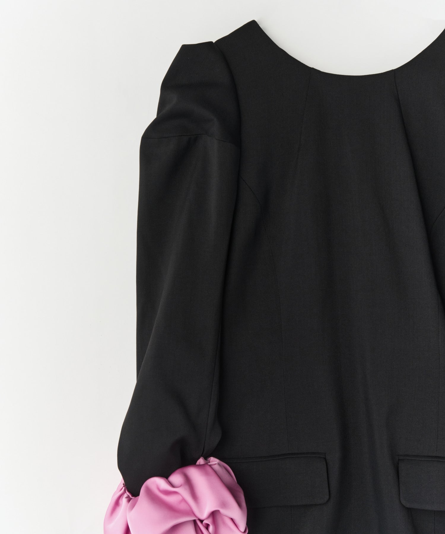 CHOUCHOU SLEEVE MINI DRESS SET