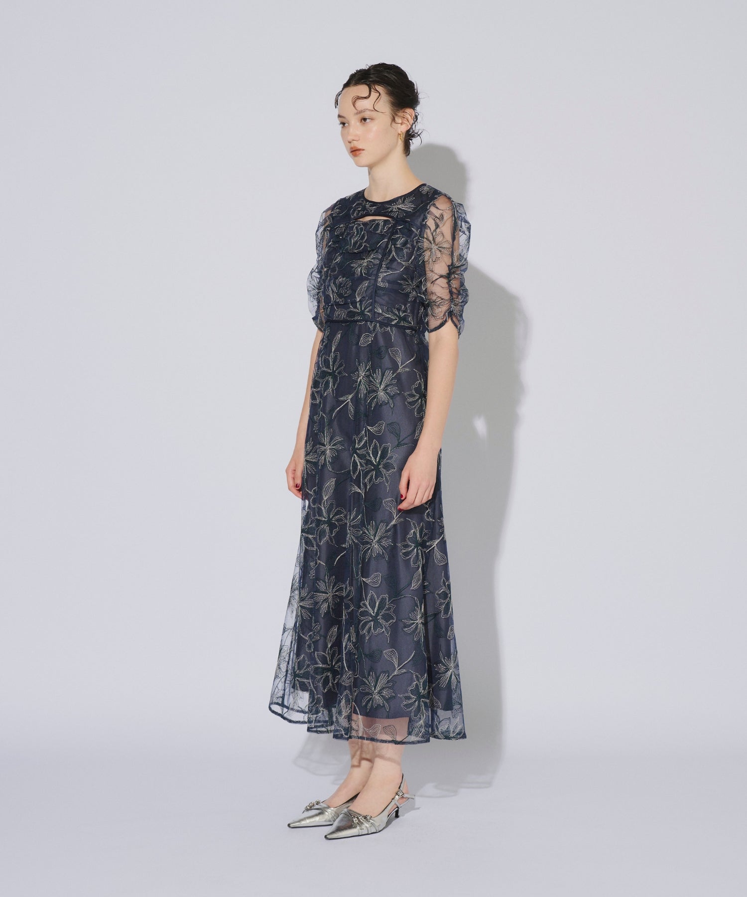 YOKE SLIT DRESS