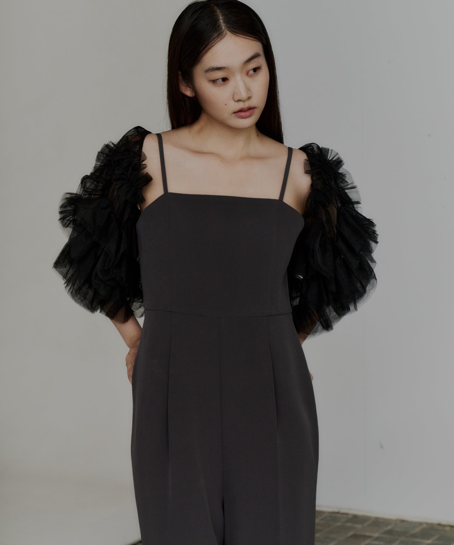 MIXING FRILLS BOLERO