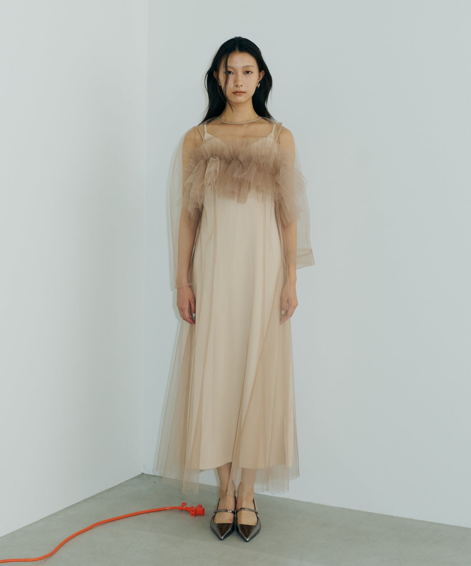 MULTIWAY VOLUME TULLE DRESS