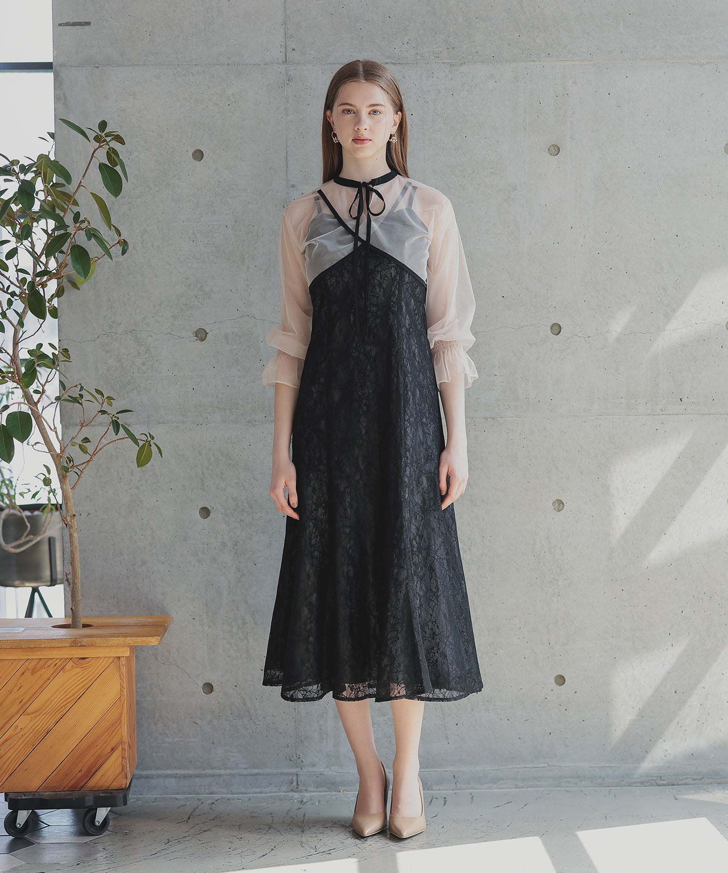 ANDRESD ３wayボレロマーメイドドレス M 結婚式　オケージョンドレス 3WAY BOLERO MERMAID DRESS