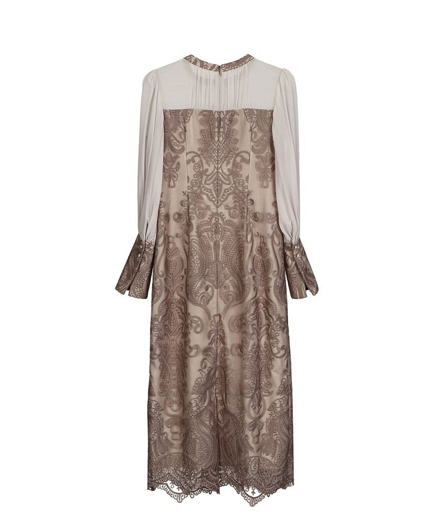 DAMASK GATHER DRESS