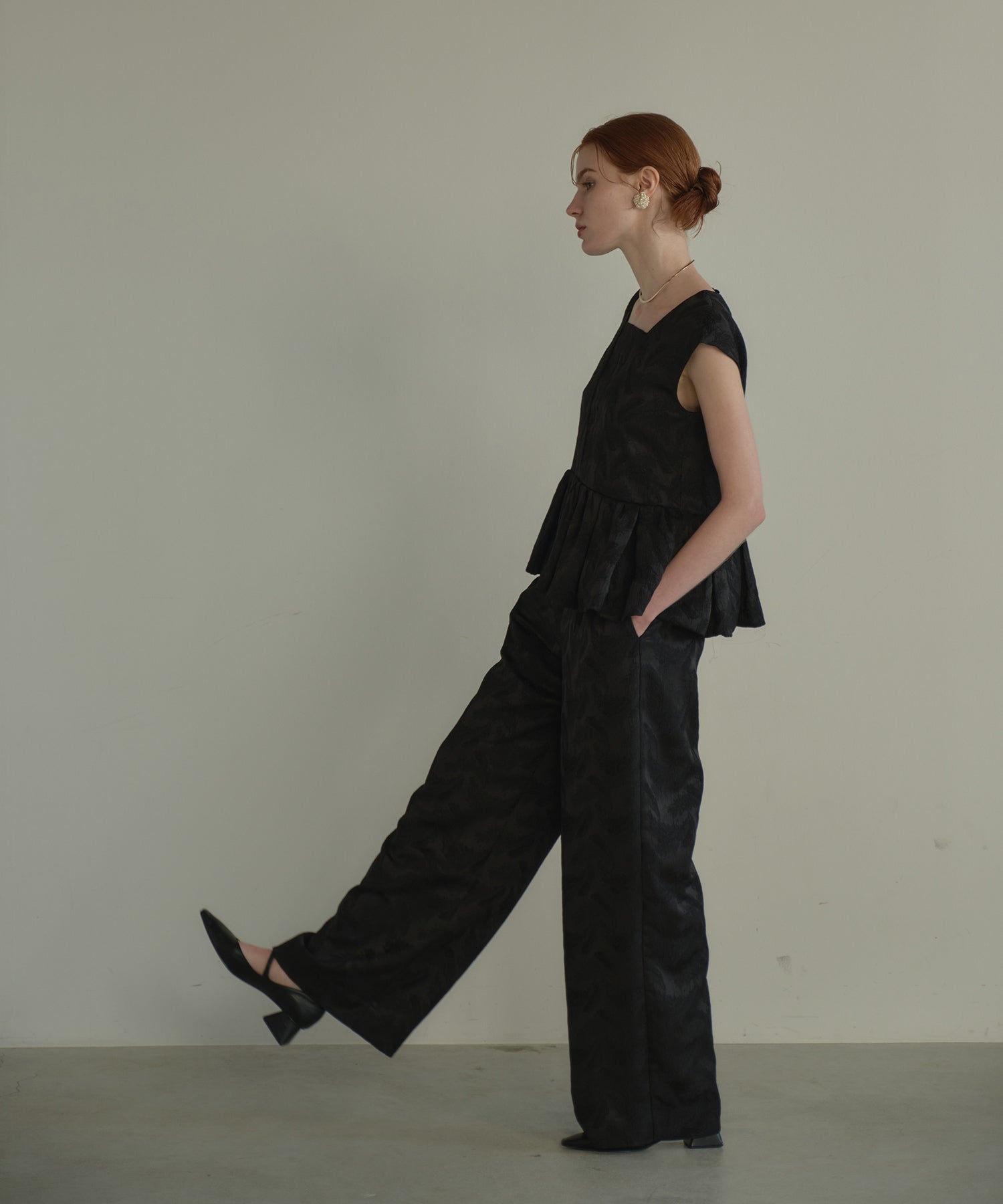 PEPLUM SETUP DRESS