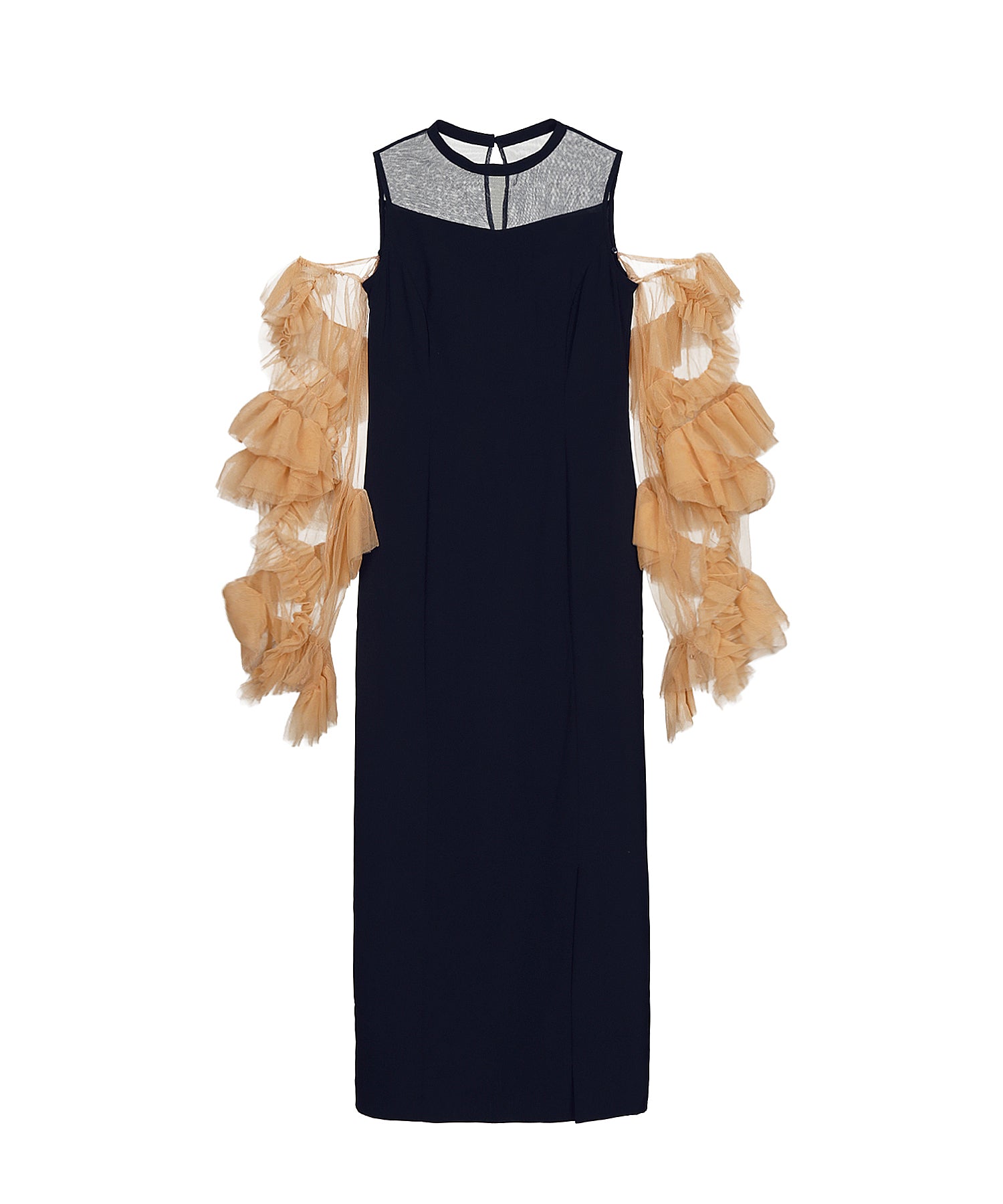 DETACHED SLEEVE DRESS