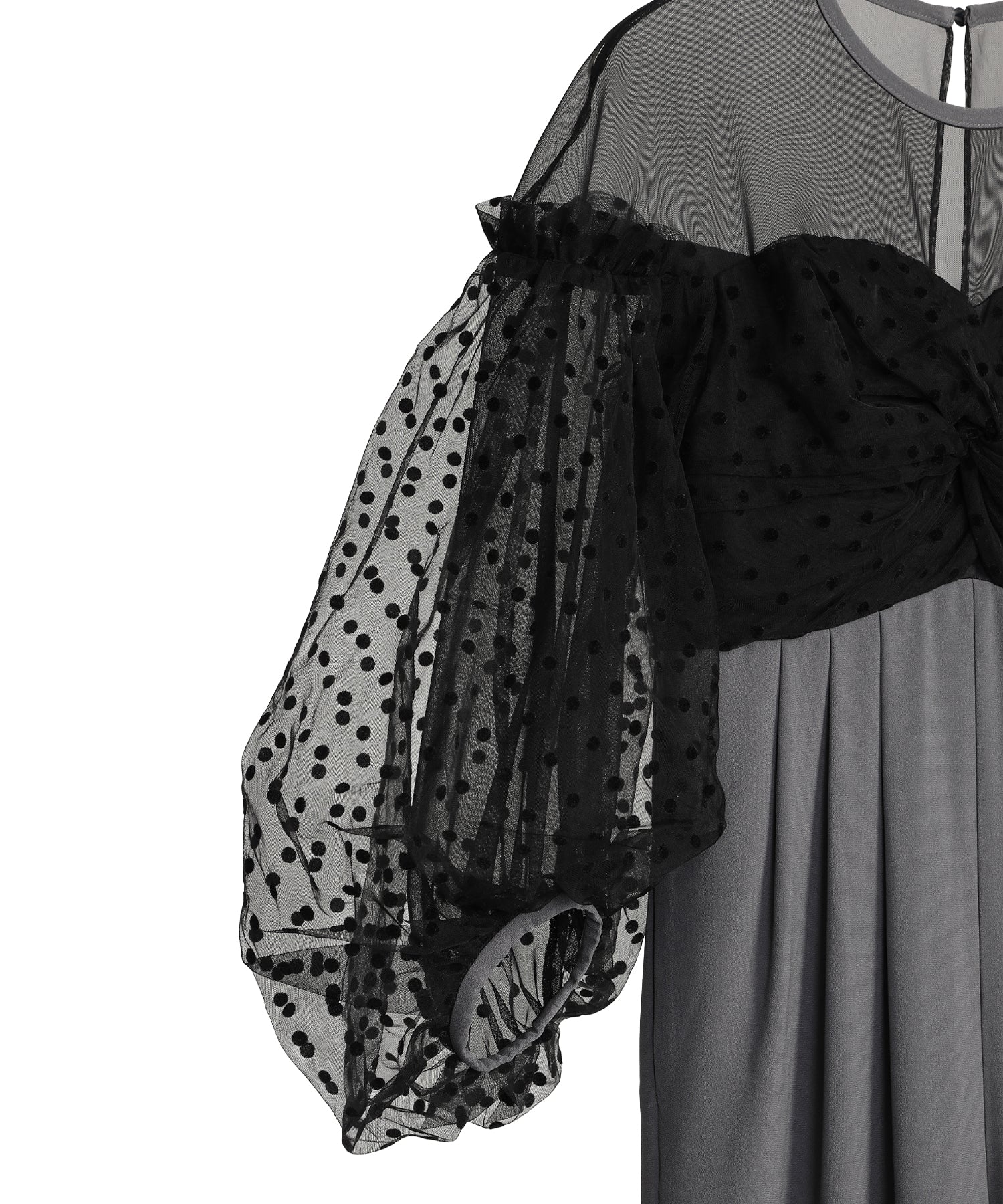 FLOCKY DOT PANTS DRESS
