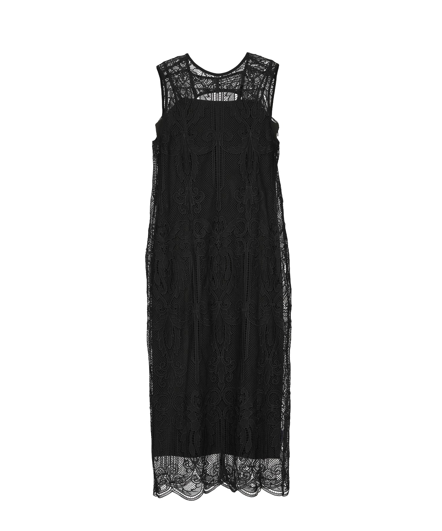 CHEMICAL LACE ZIPPER DRESS