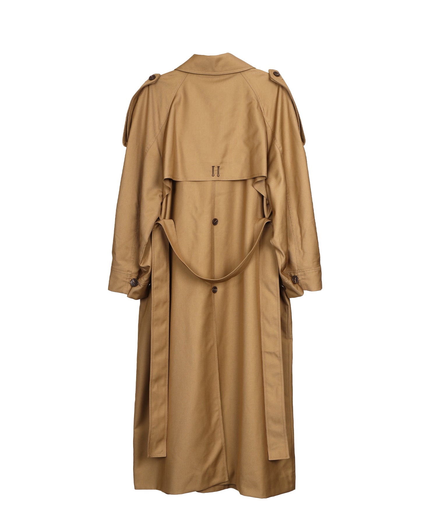 OVER LONG TRENCH COAT