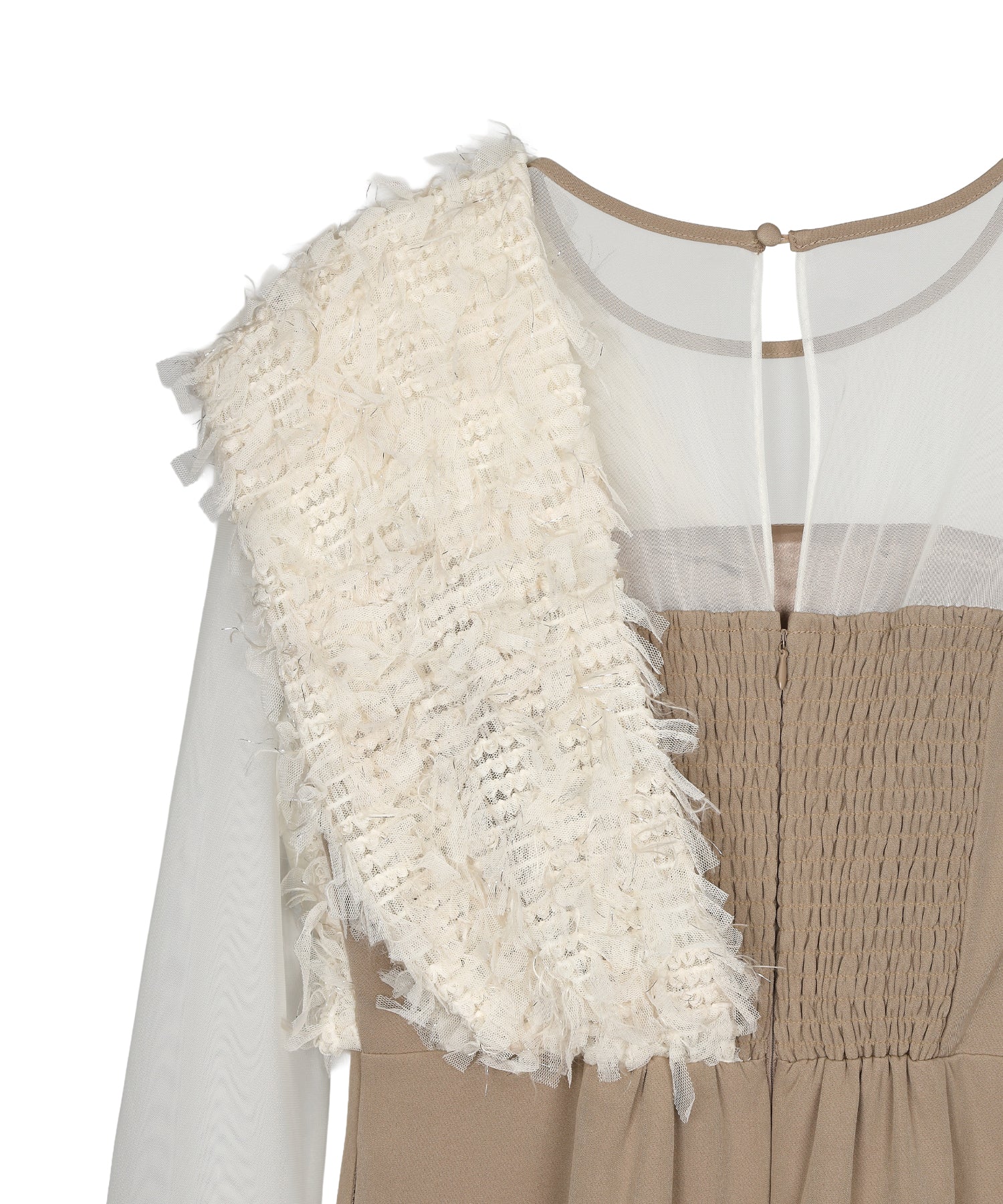 FRINGE GLITTER KNOT DRESS