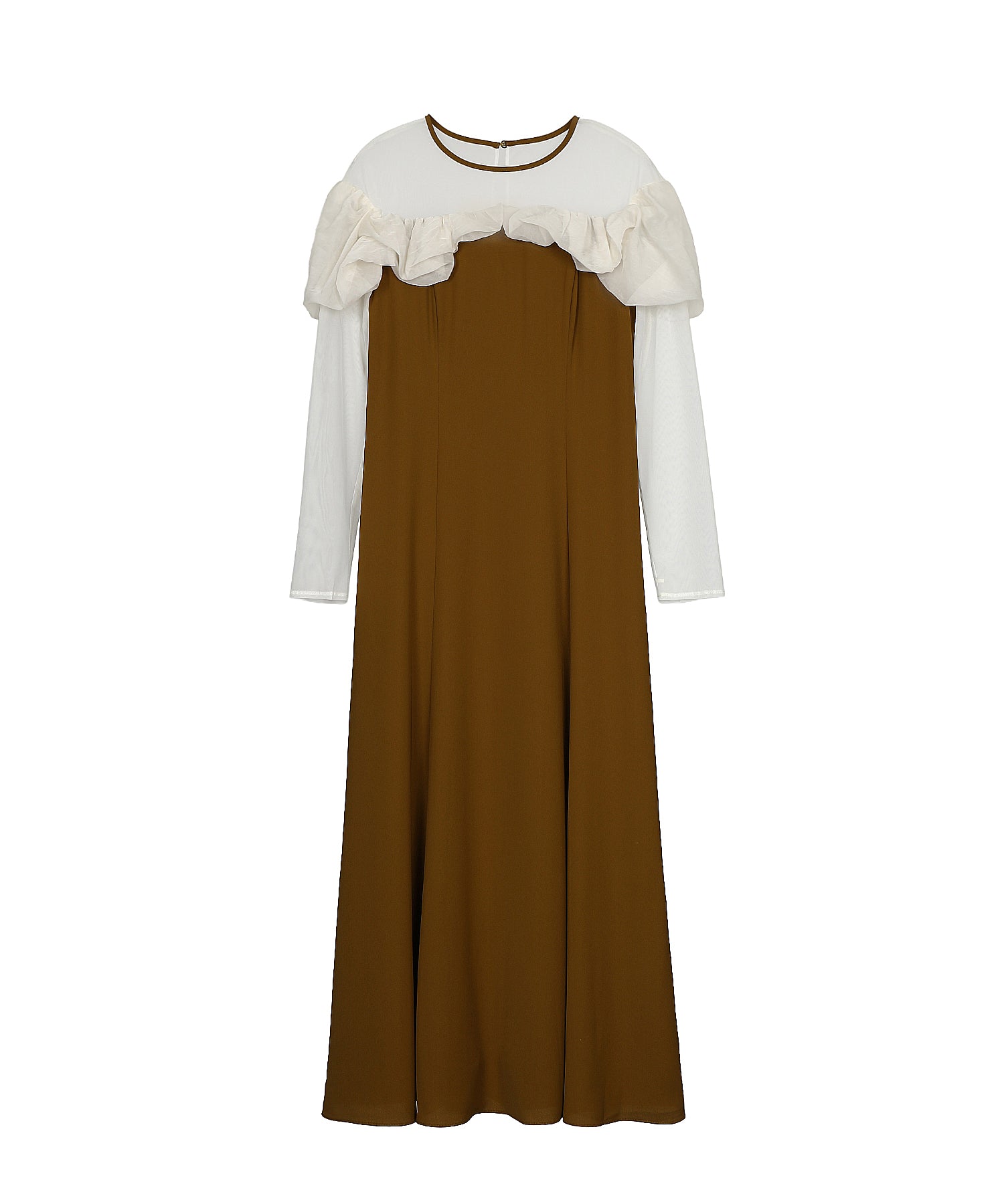 FRILLS FLARE DRESS