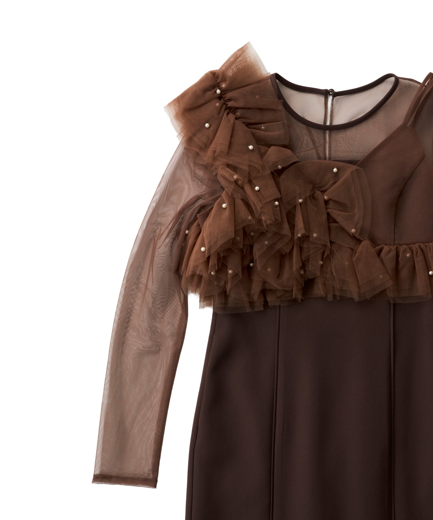 PEARL BUSTIER DRESS