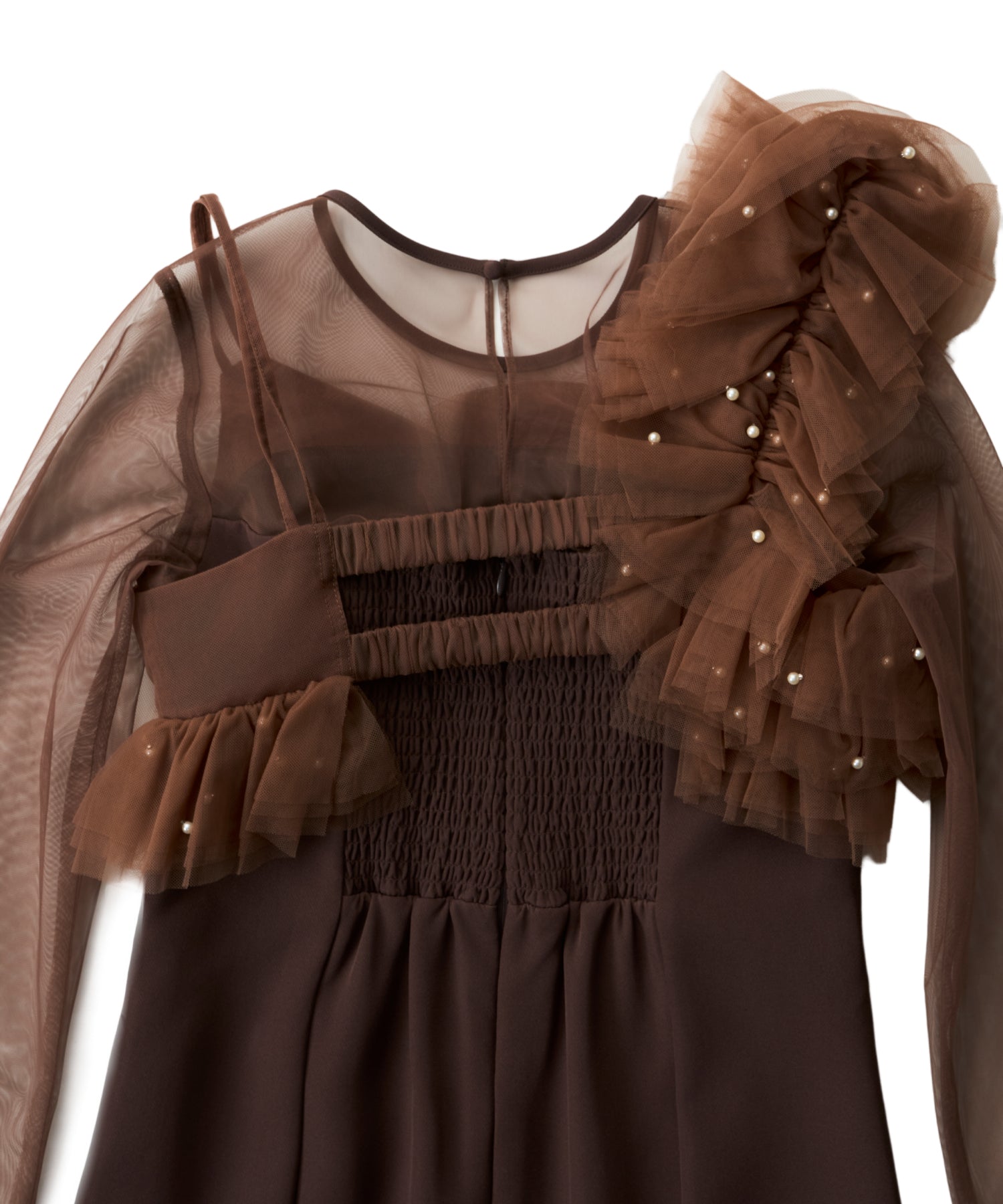 PEARL BUSTIER DRESS