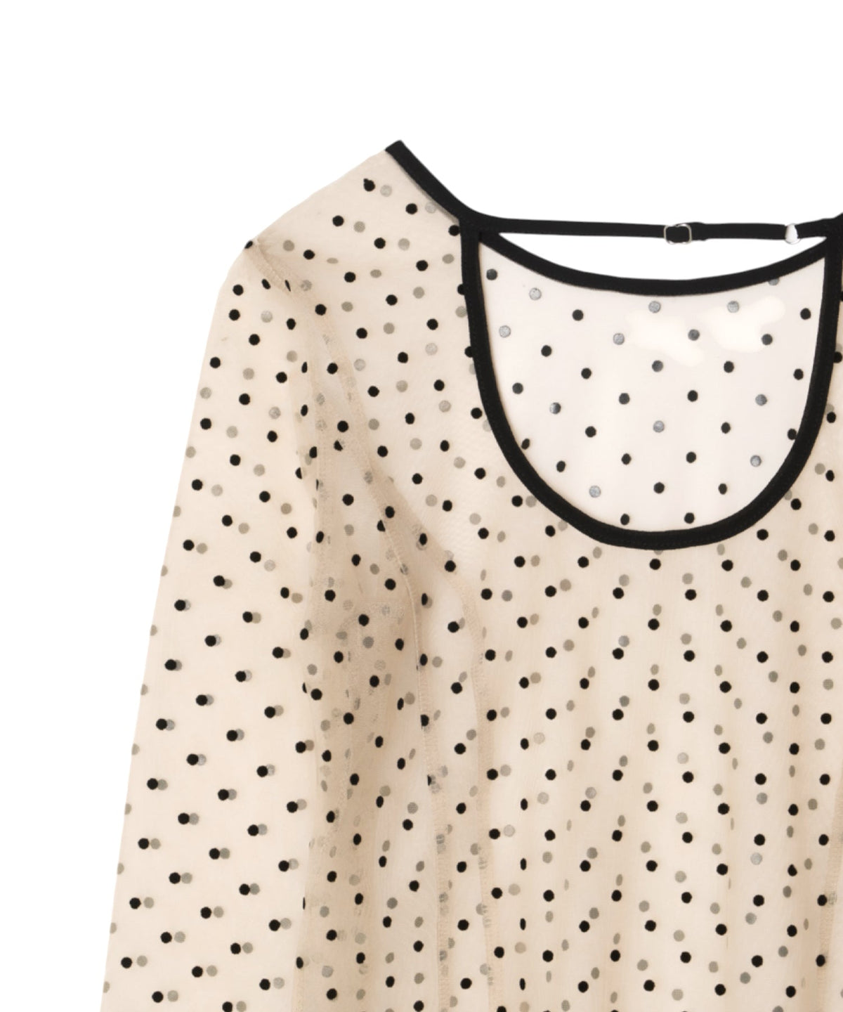 【POPUP】DOT SHEER TOPS