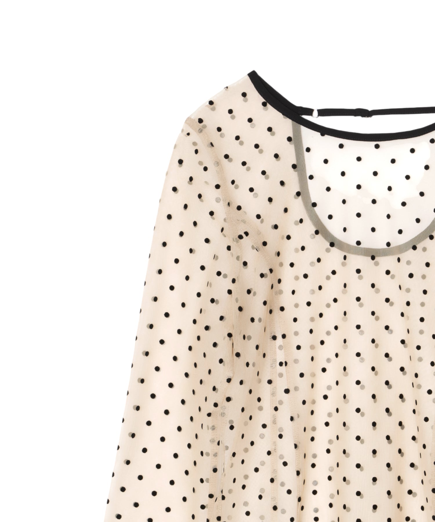 DOT SHEER TOPS