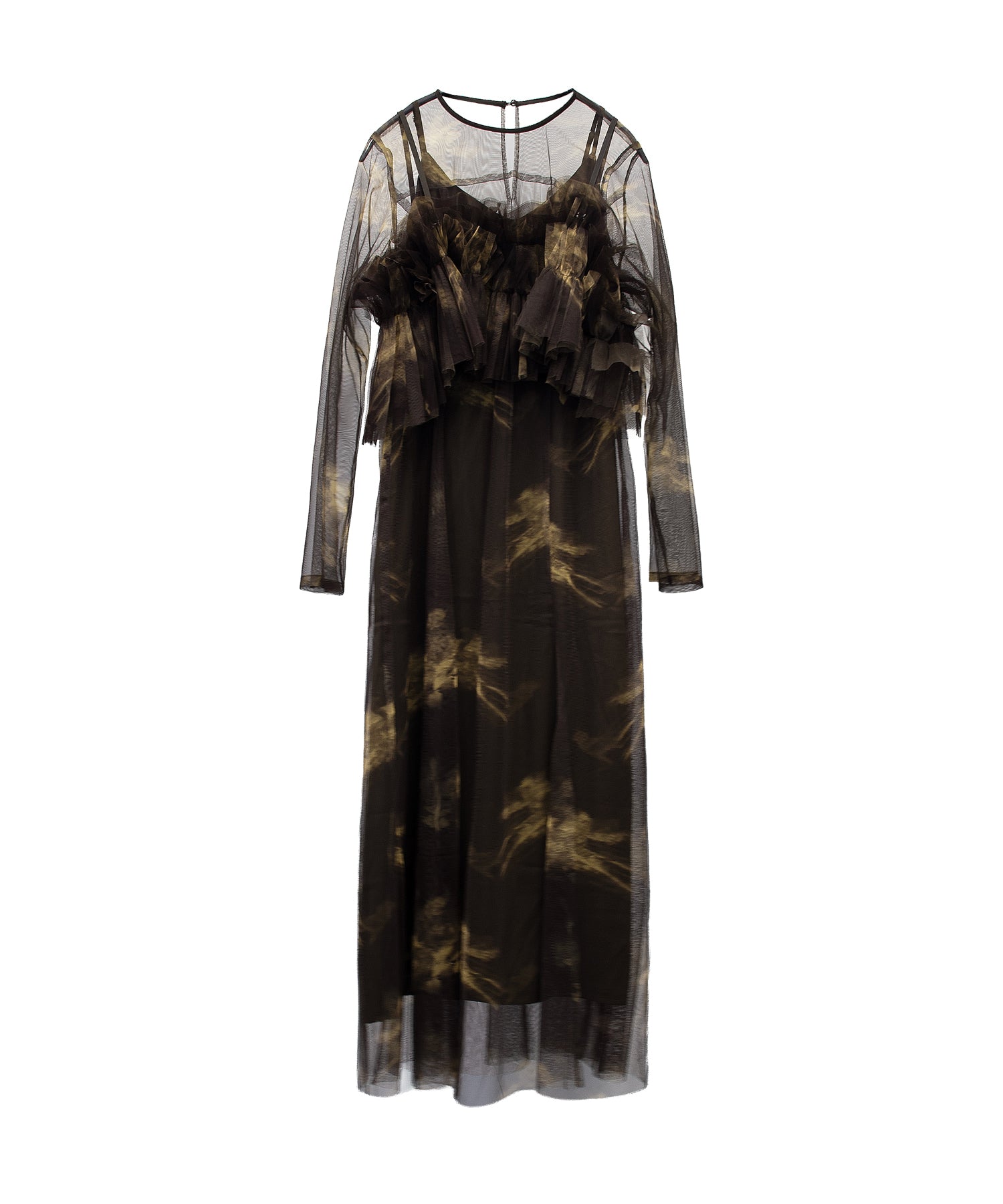 MULTIWAY VOLUME TULLE DRESS