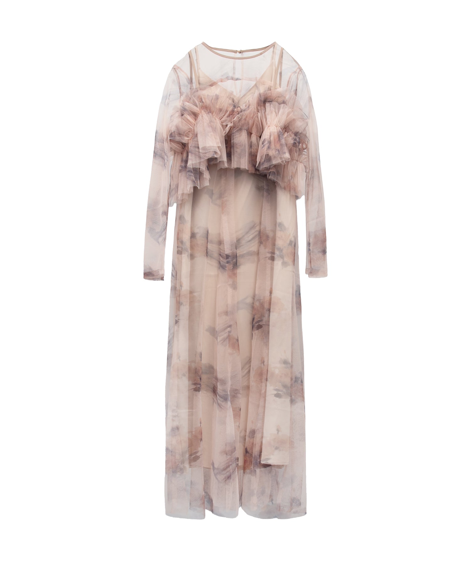 MULTIWAY VOLUME TULLE DRESS