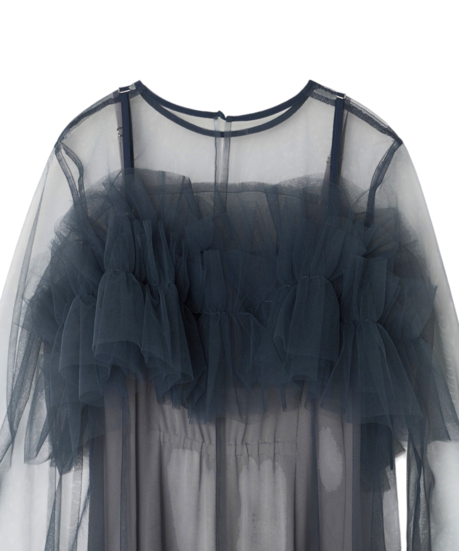 MULTIWAY VOLUME TULLE DRESS