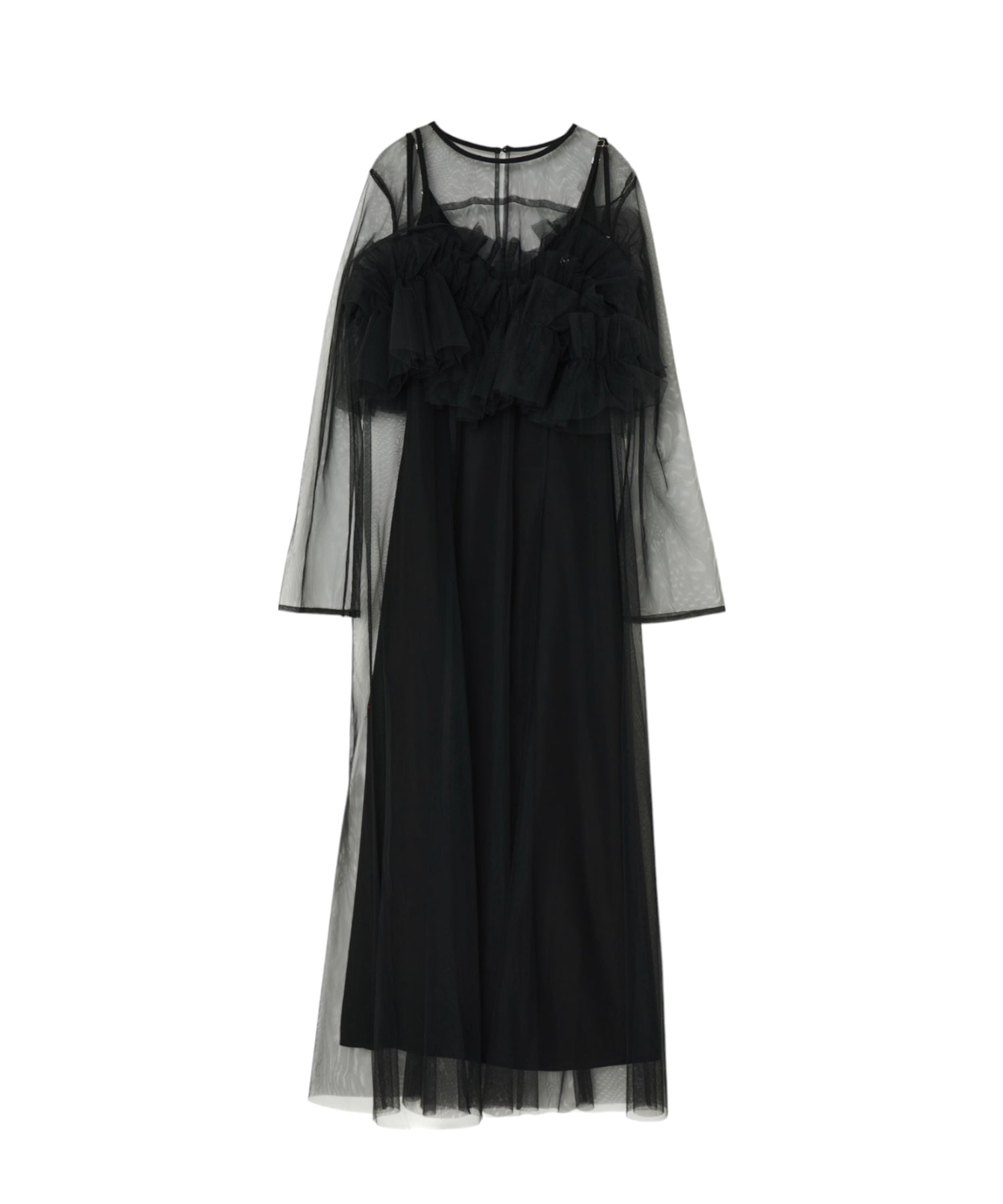 MULTIWAY VOLUME TULLE DRESS