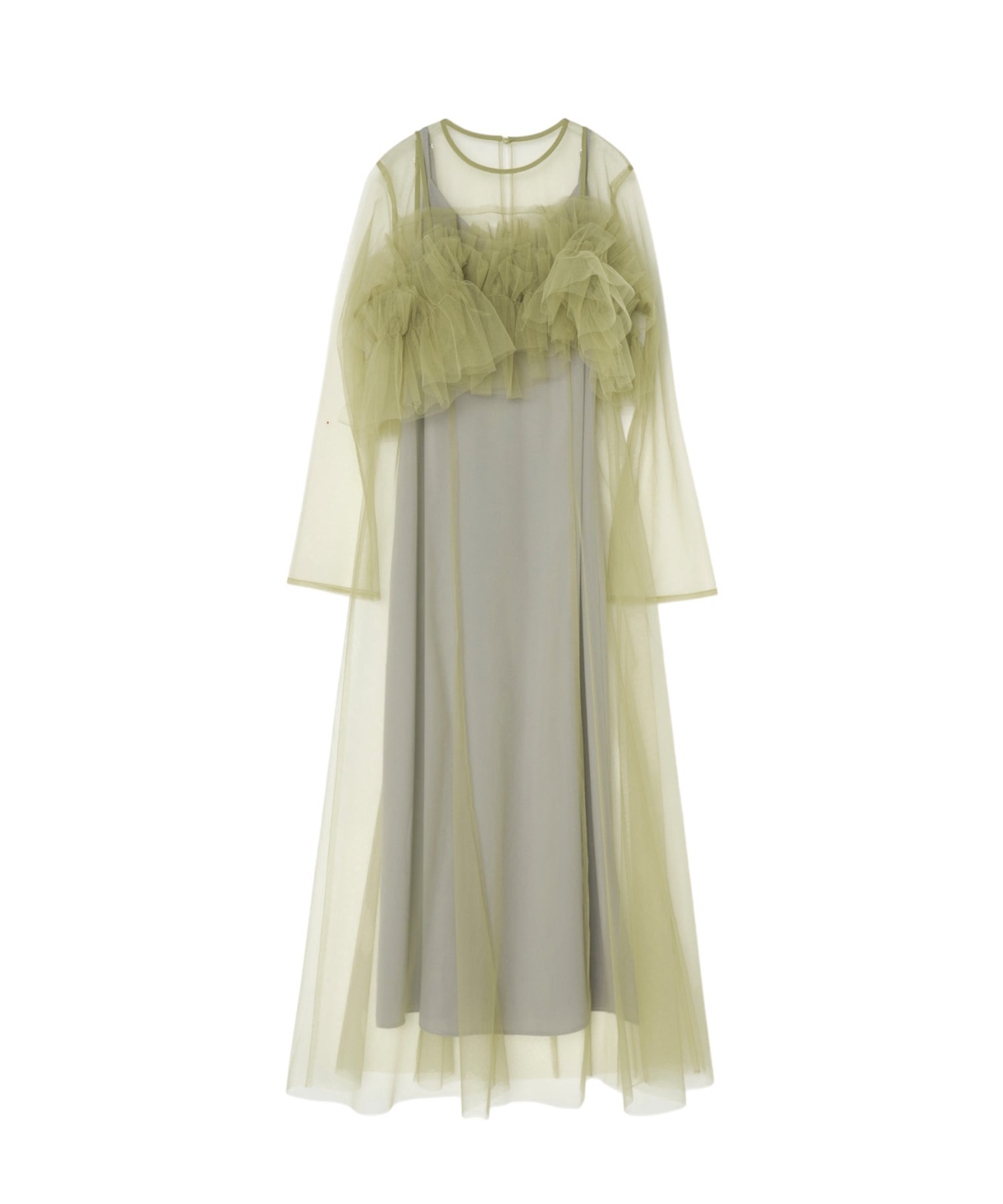 MULTIWAY VOLUME TULLE DRESS