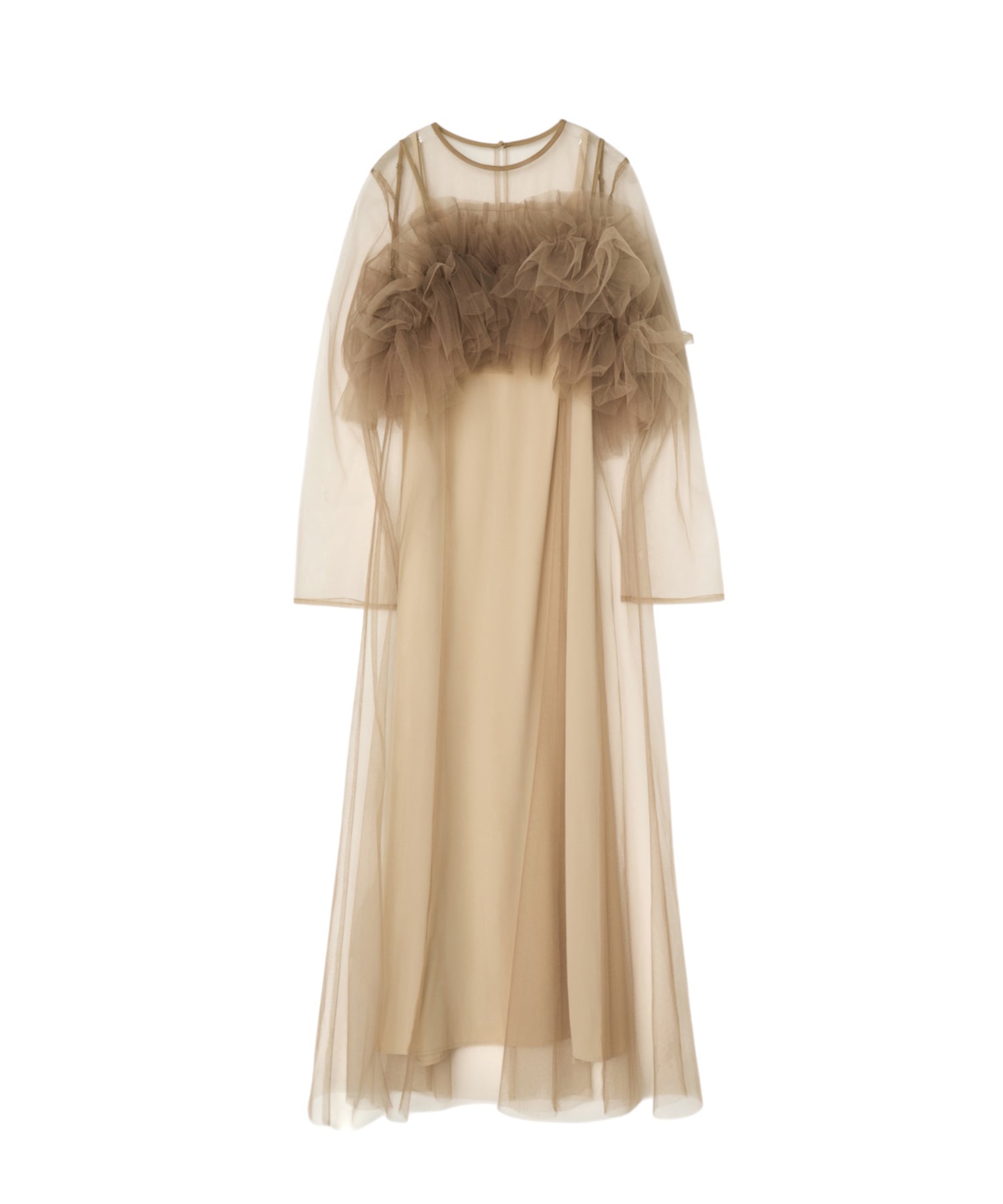 MULTIWAY VOLUME TULLE DRESS