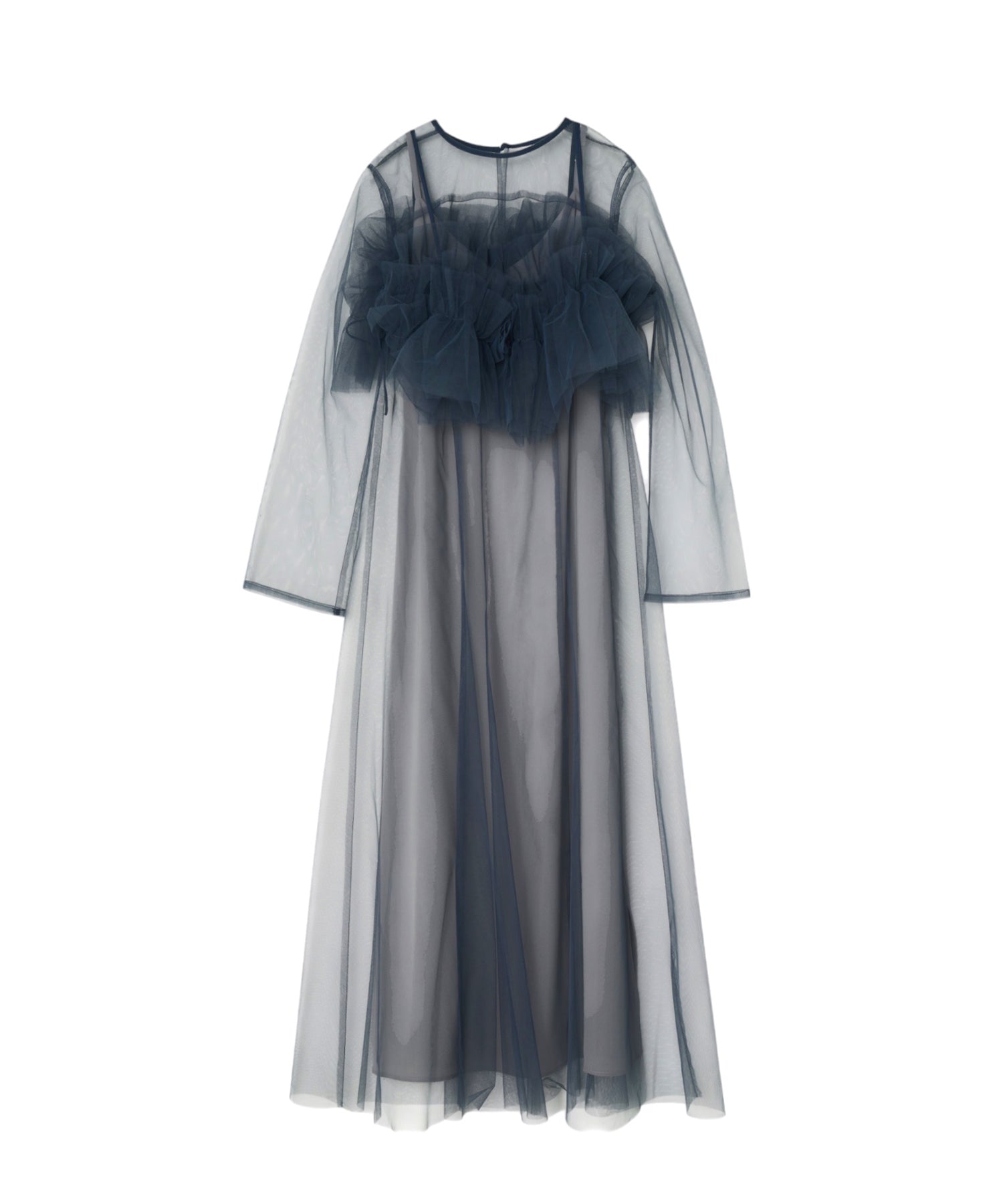 MULTIWAY VOLUME TULLE DRESS
