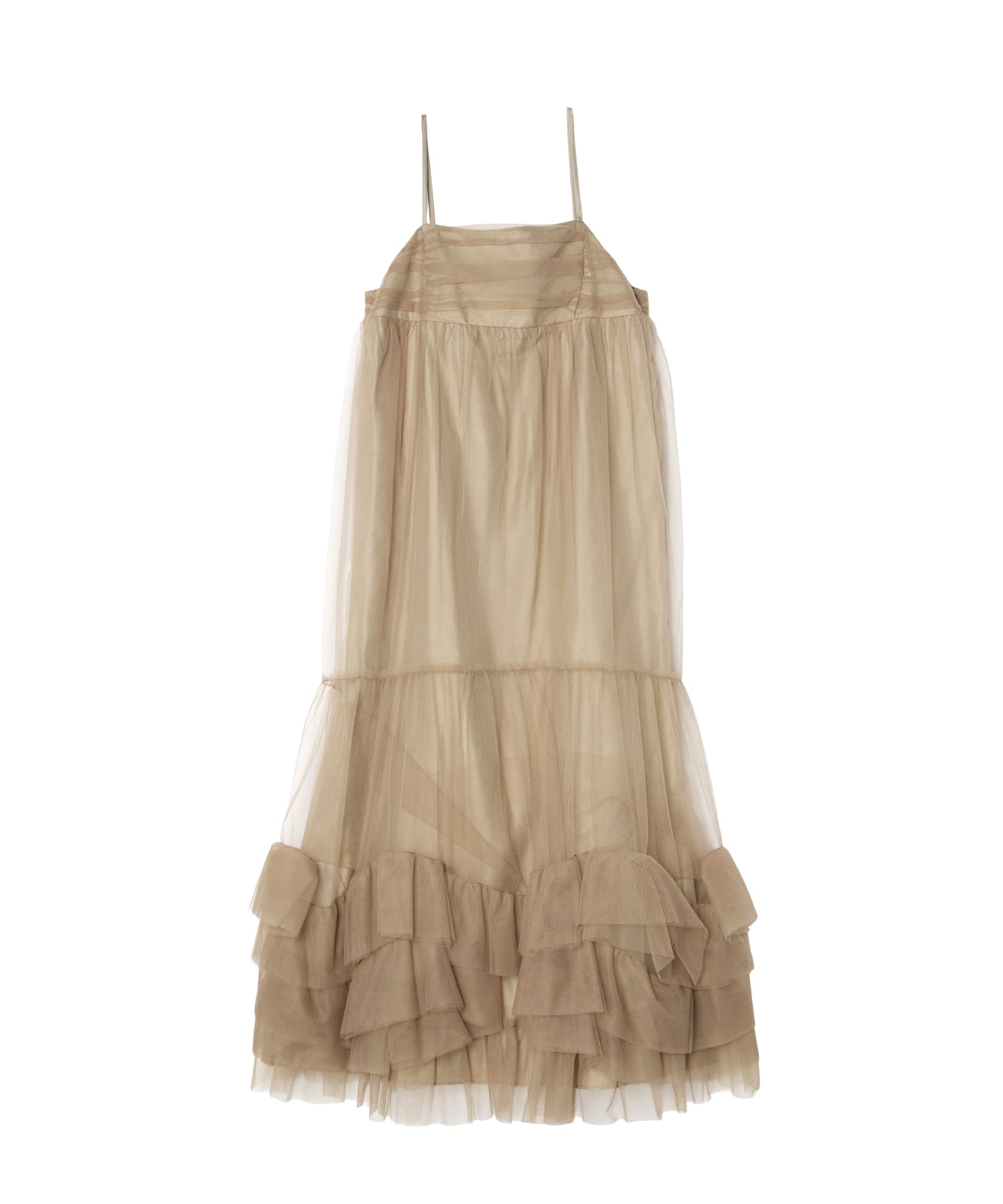 VOLUME TULLE JACKET SET DRESS