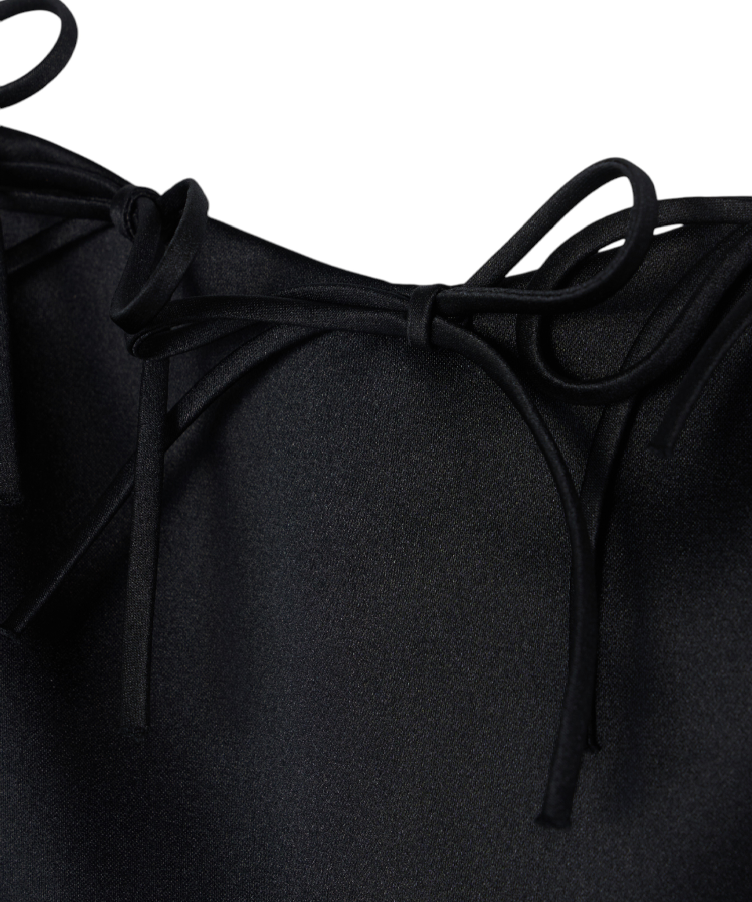 RIBBONS PUFFY VOLUME DRESS