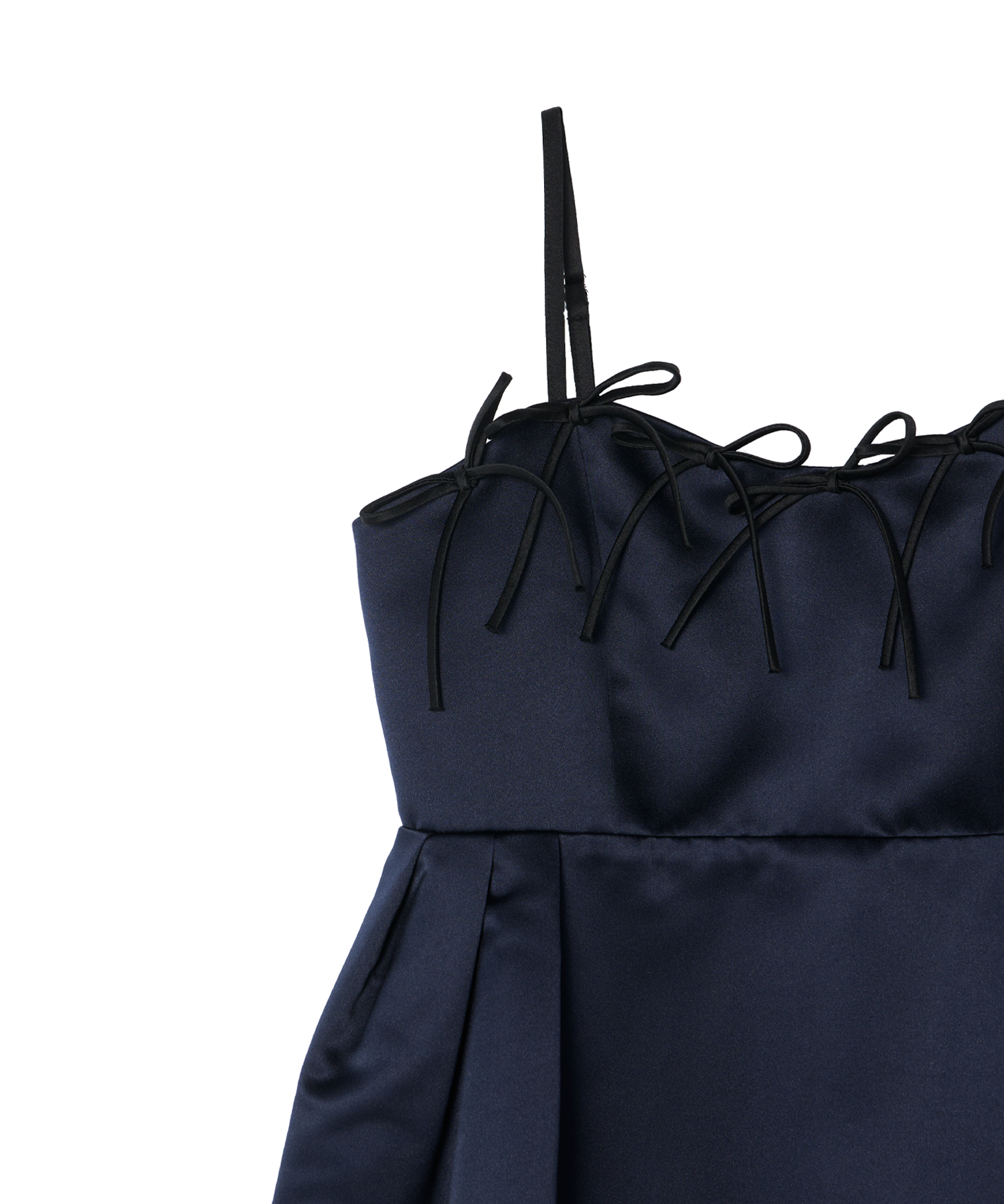 RIBBONS PUFFY VOLUME DRESS