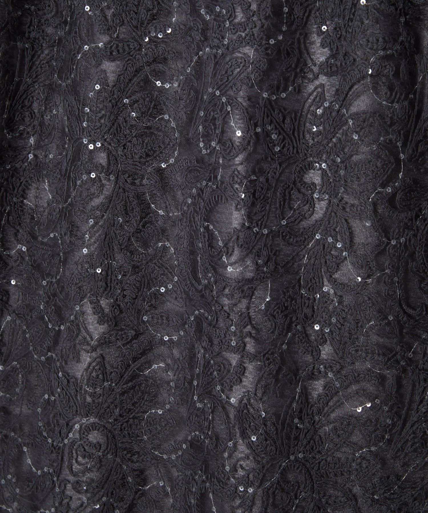 LEAF EMBROIDERY BACK DESIGN DRESS
