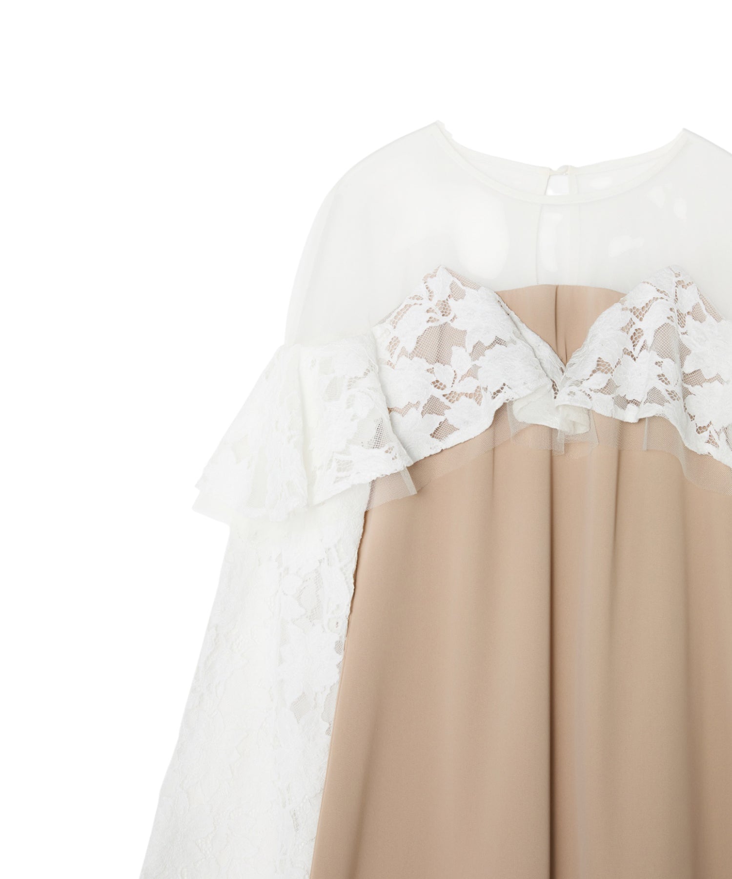 LACE RAFFLE DRESS