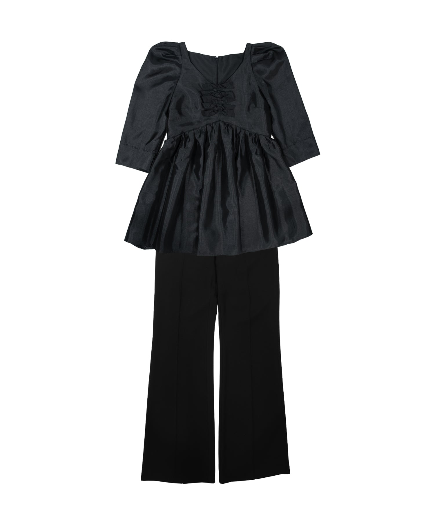 EDGE RIBBON SETUP DRESS