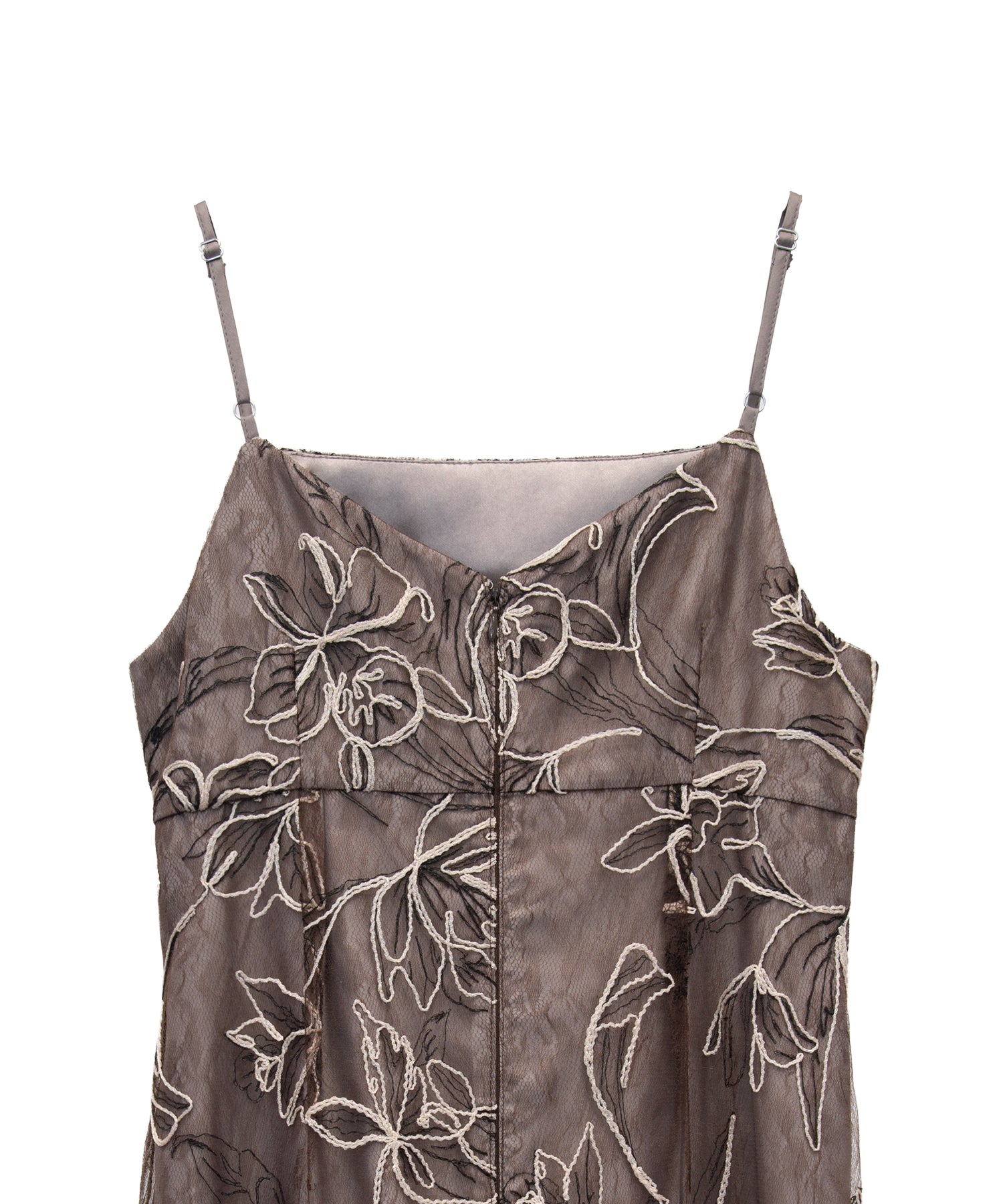 EMBROIDERY FRILL SET DRESS