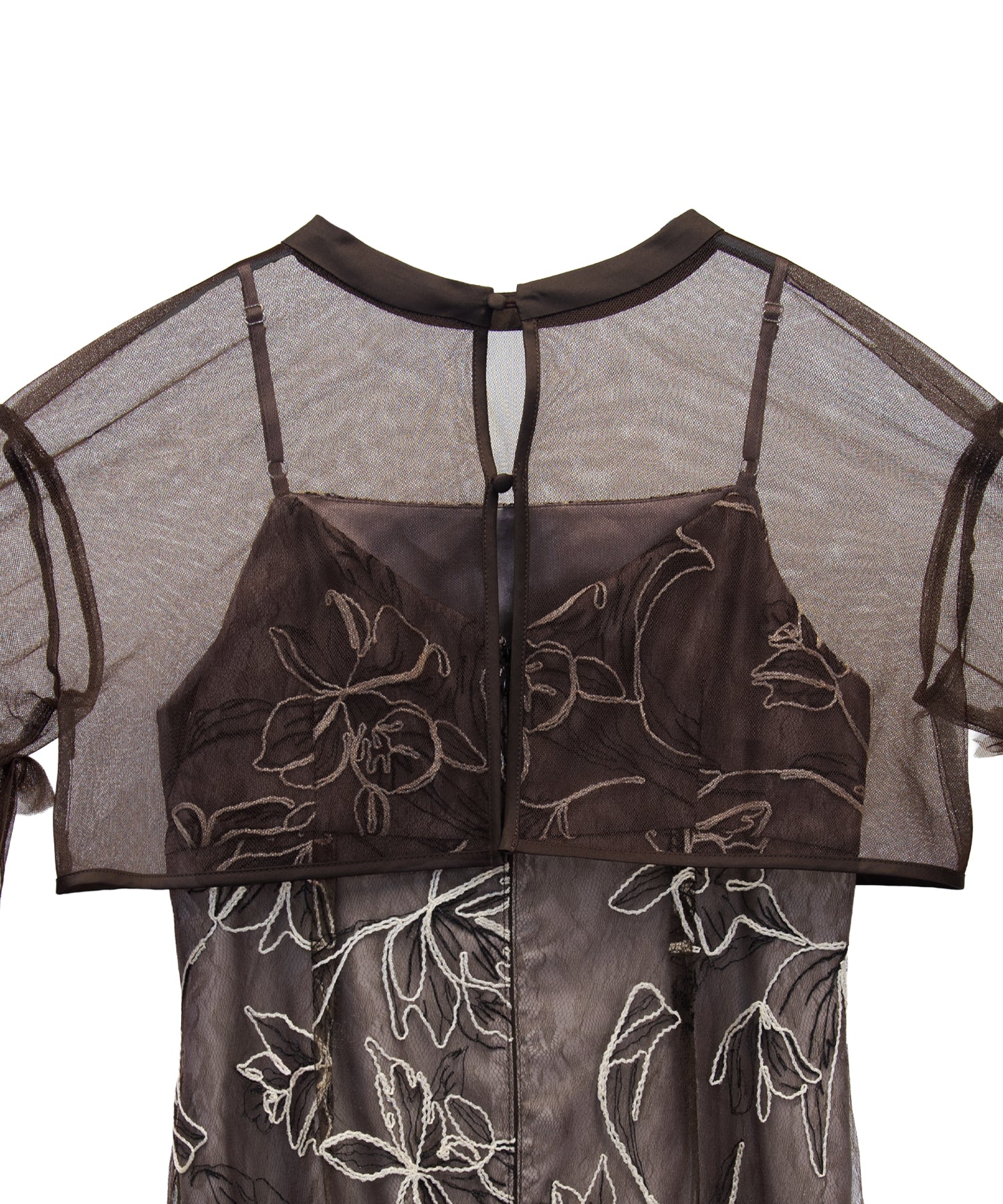 EMBROIDERY FRILL SET DRESS
