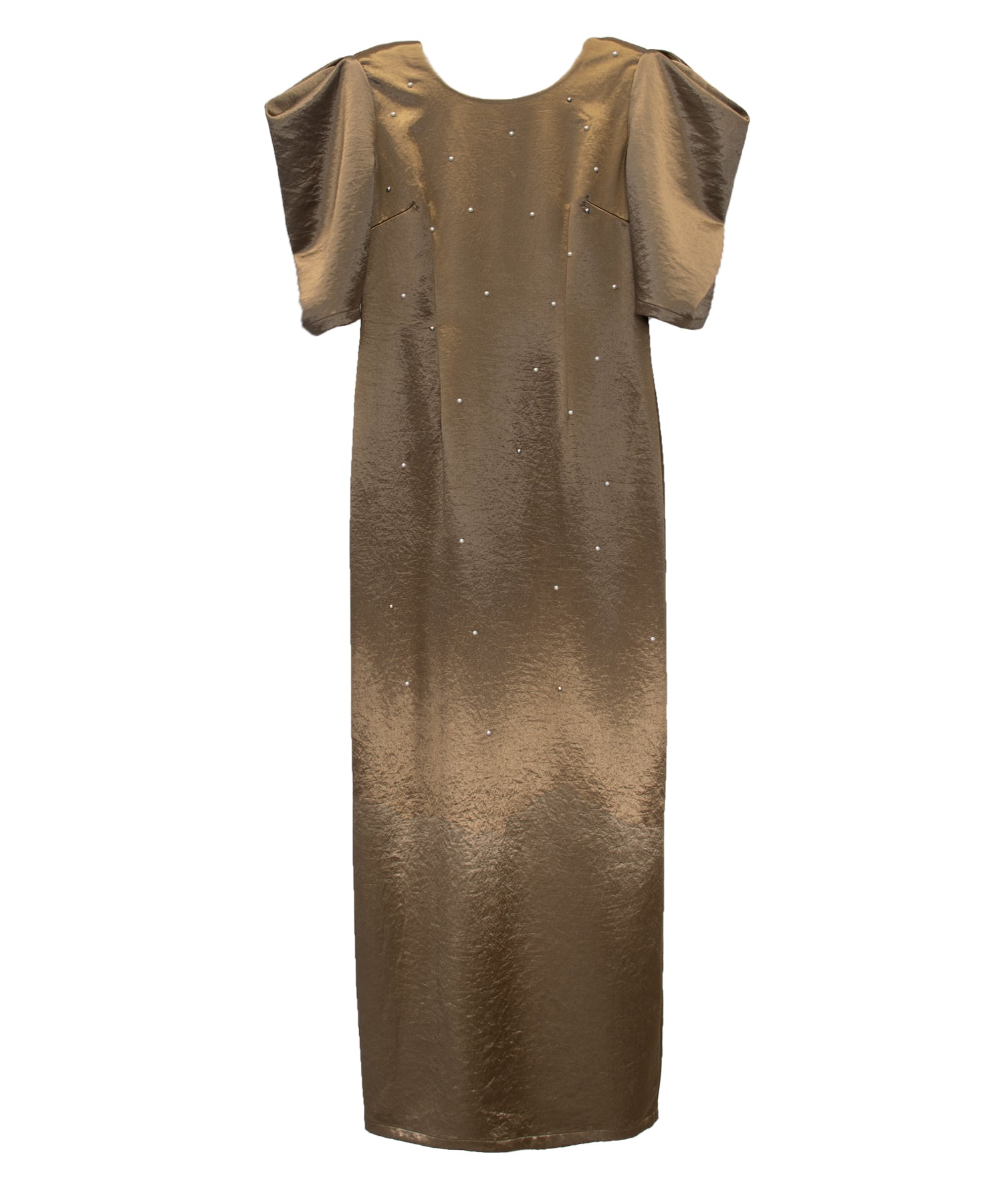 PEARL GLOW SATIN DRESS