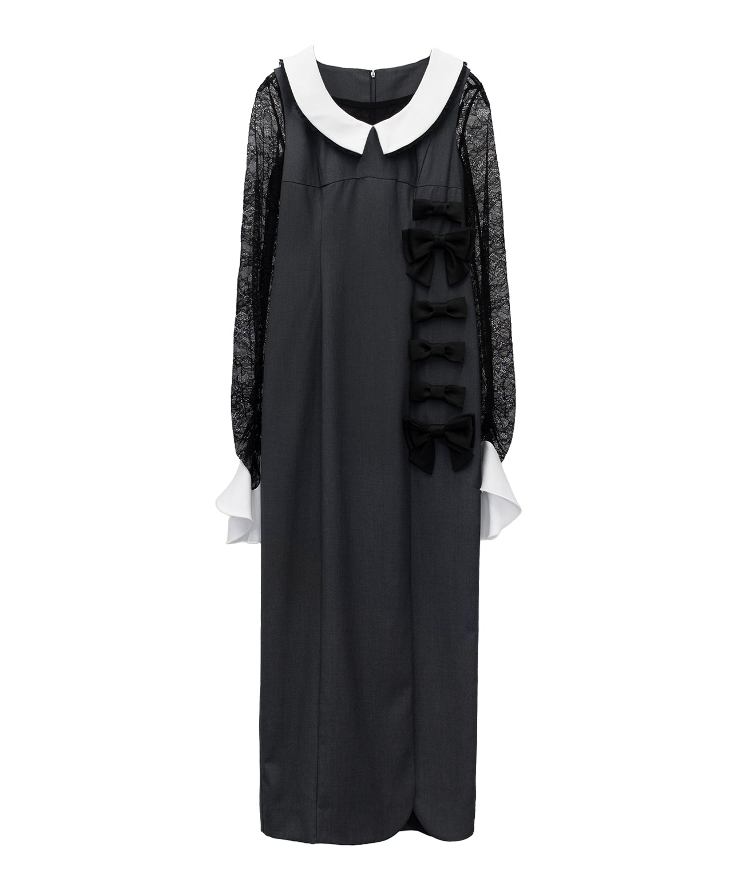 MIXED RIBBON LINE DRESS