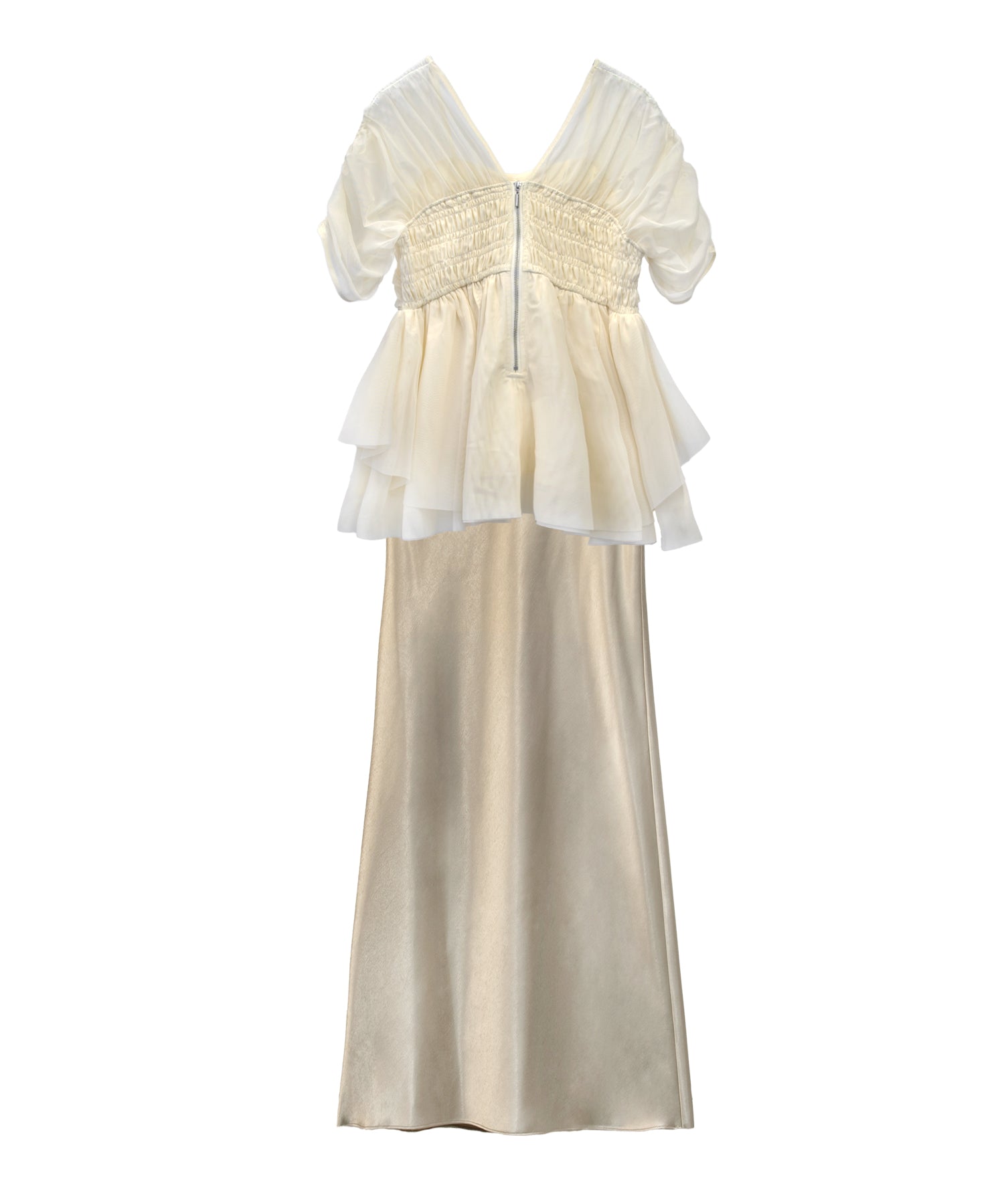 SATIN NARROW SKIRT SETUP