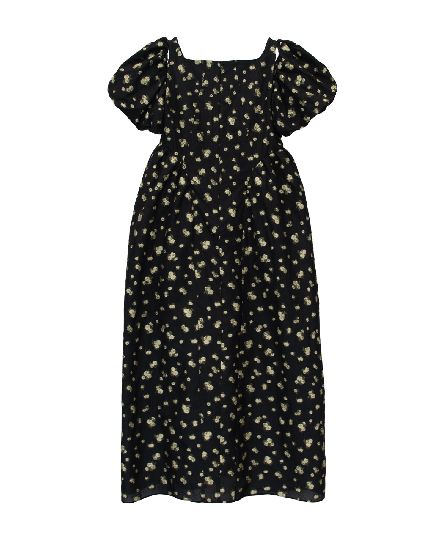 FLOWER JACQUARD FORME DRESS